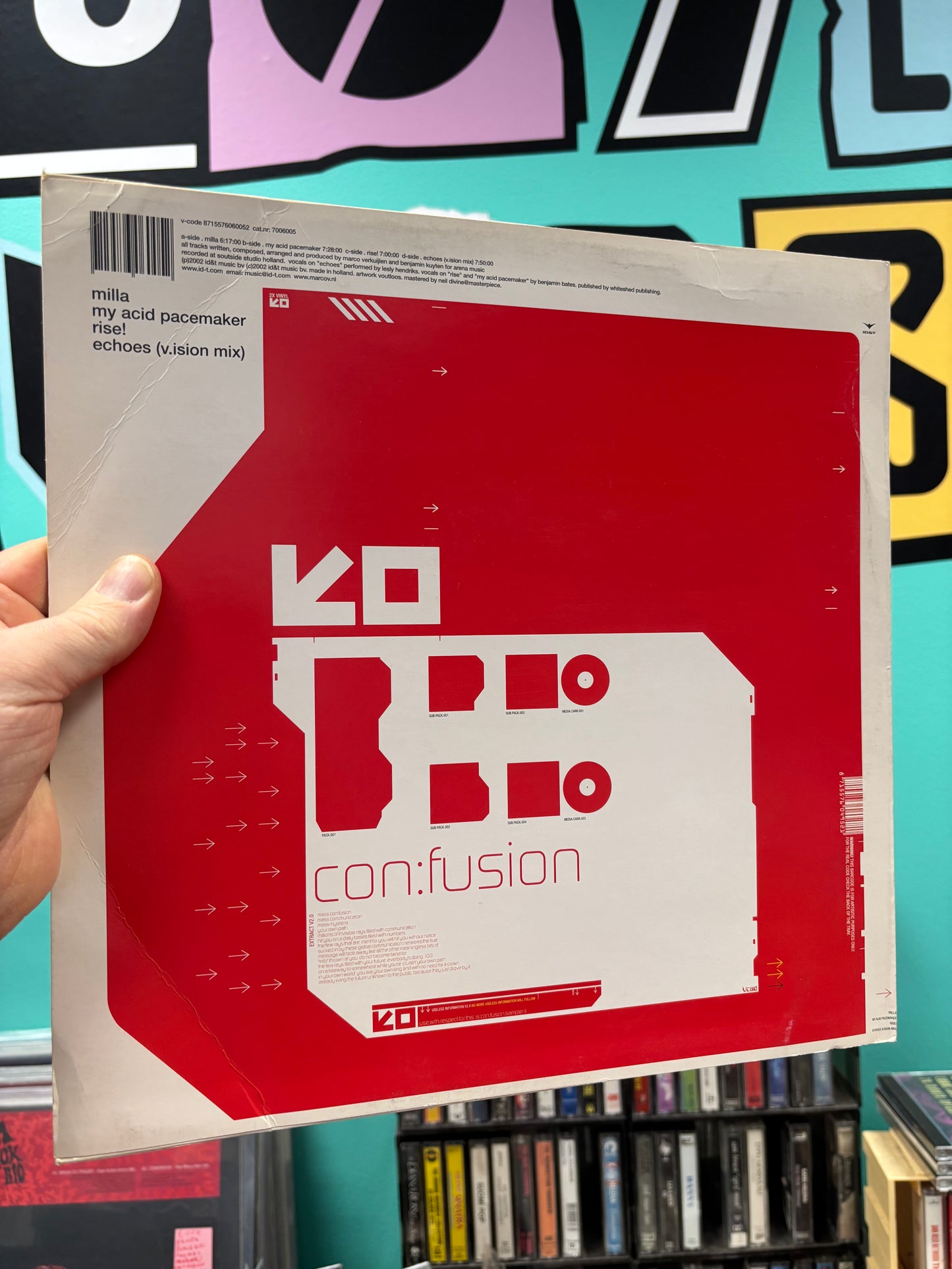 Marco V: Con:Fusion Album Sampler II, 2x12inch, Only official vinyl pressing, ID&T, Netherlands 2002