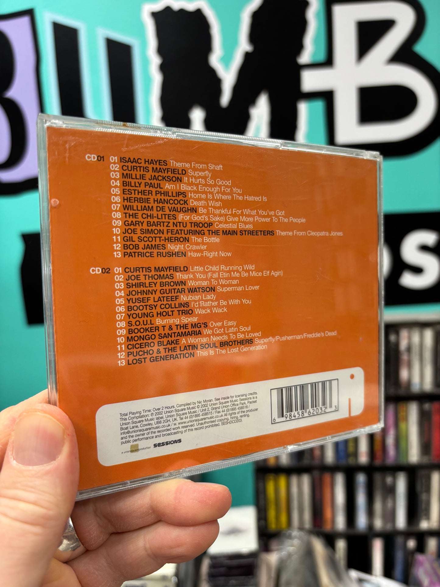 Harlem Sessions (A Selection Of Cinematic 70’s Soul And Funk), 2CD, Sessions, UK 2002