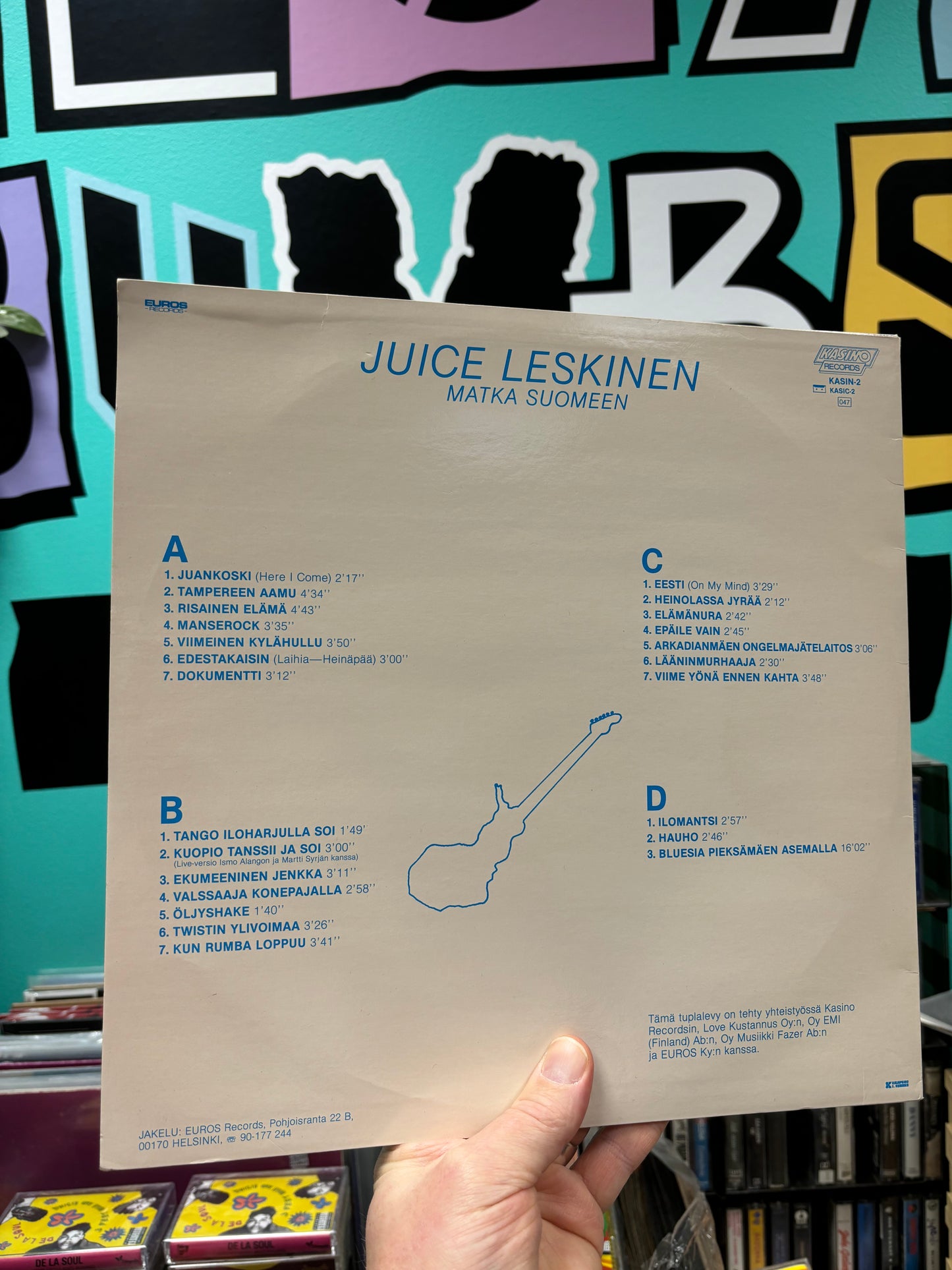 Juice Leskinen: Matka Suomeen, 2LP, Compilation, Only vinyl pressing, Kasino Records, Finland 1984