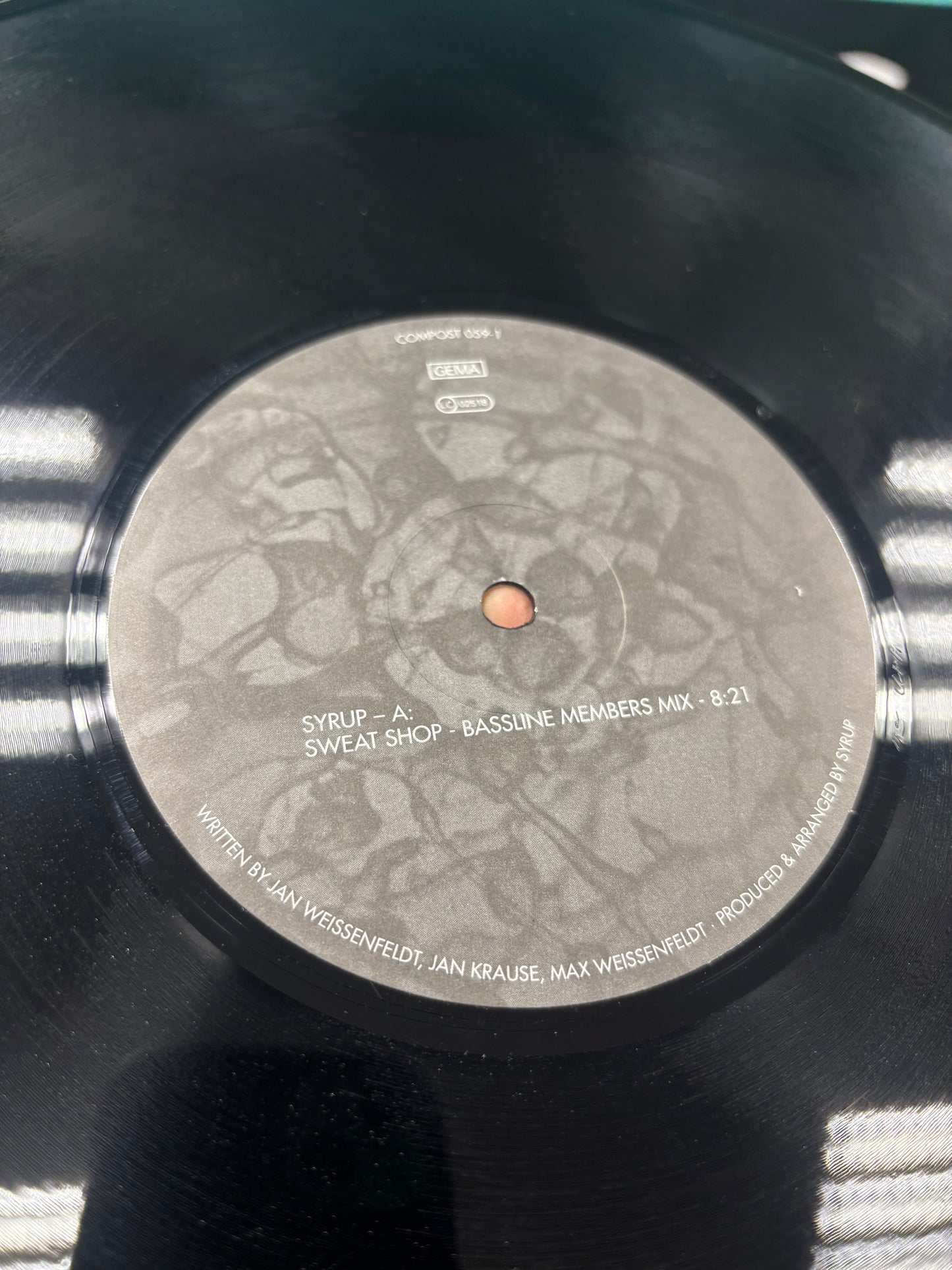 Syrup: Sweat Shop, 12inch, Only official pressing, Compost Records, Germany 1999