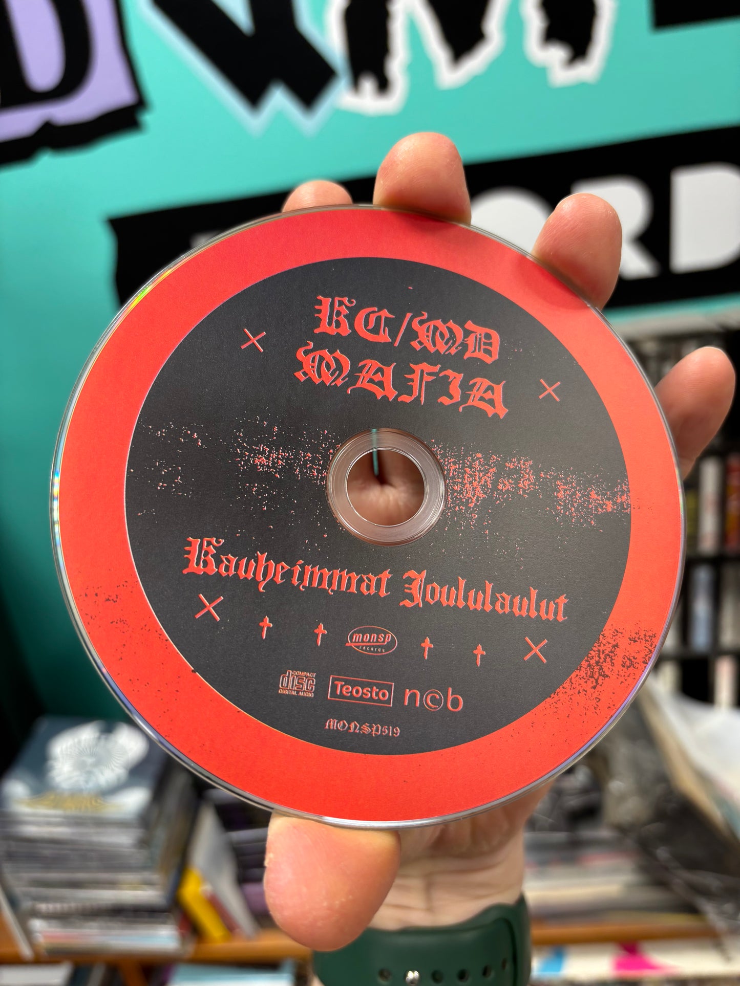 KC/MD Mafia: Kauheimmat Joululaulut, CD, 1st pressing, Only CD pressing, Limited Edition, Mini-Album, Monsp Records, Finland 2012