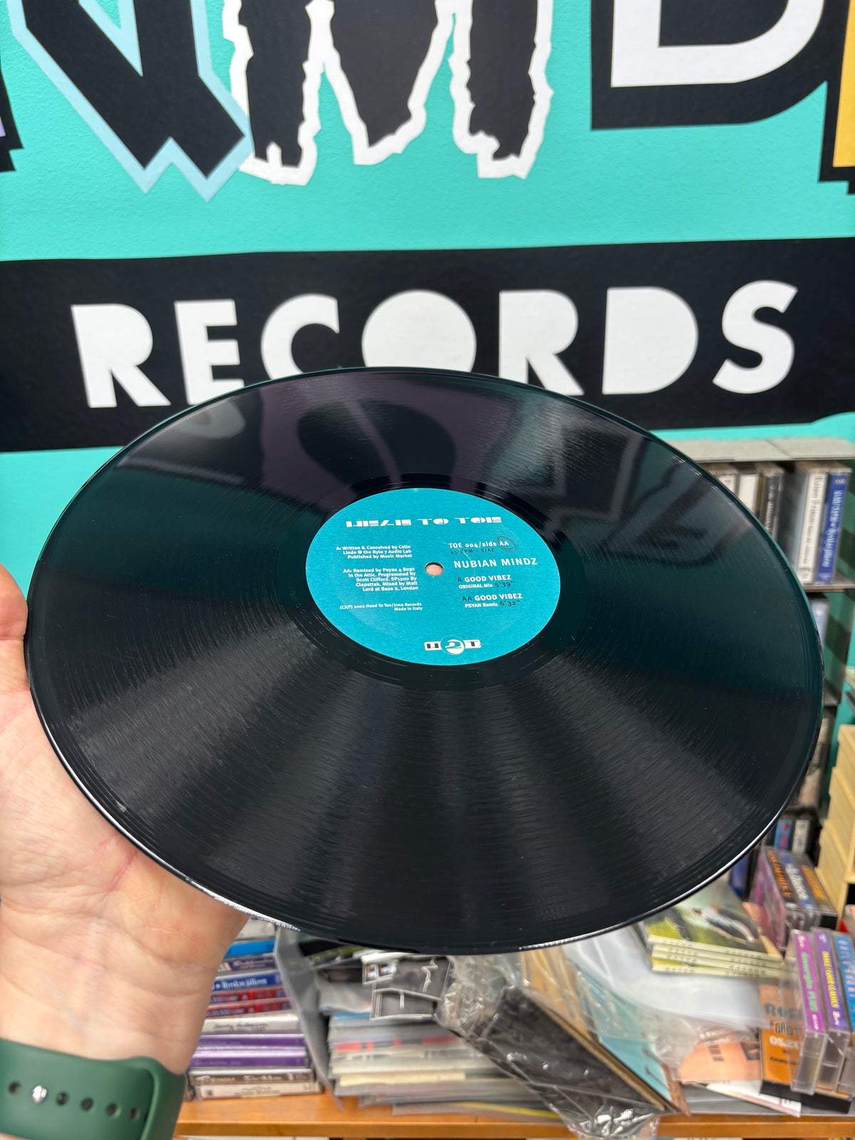 Nubian Mindz: Good Vibez, 12inch, Only official pressing, Head To Toe Records, Italy 2002