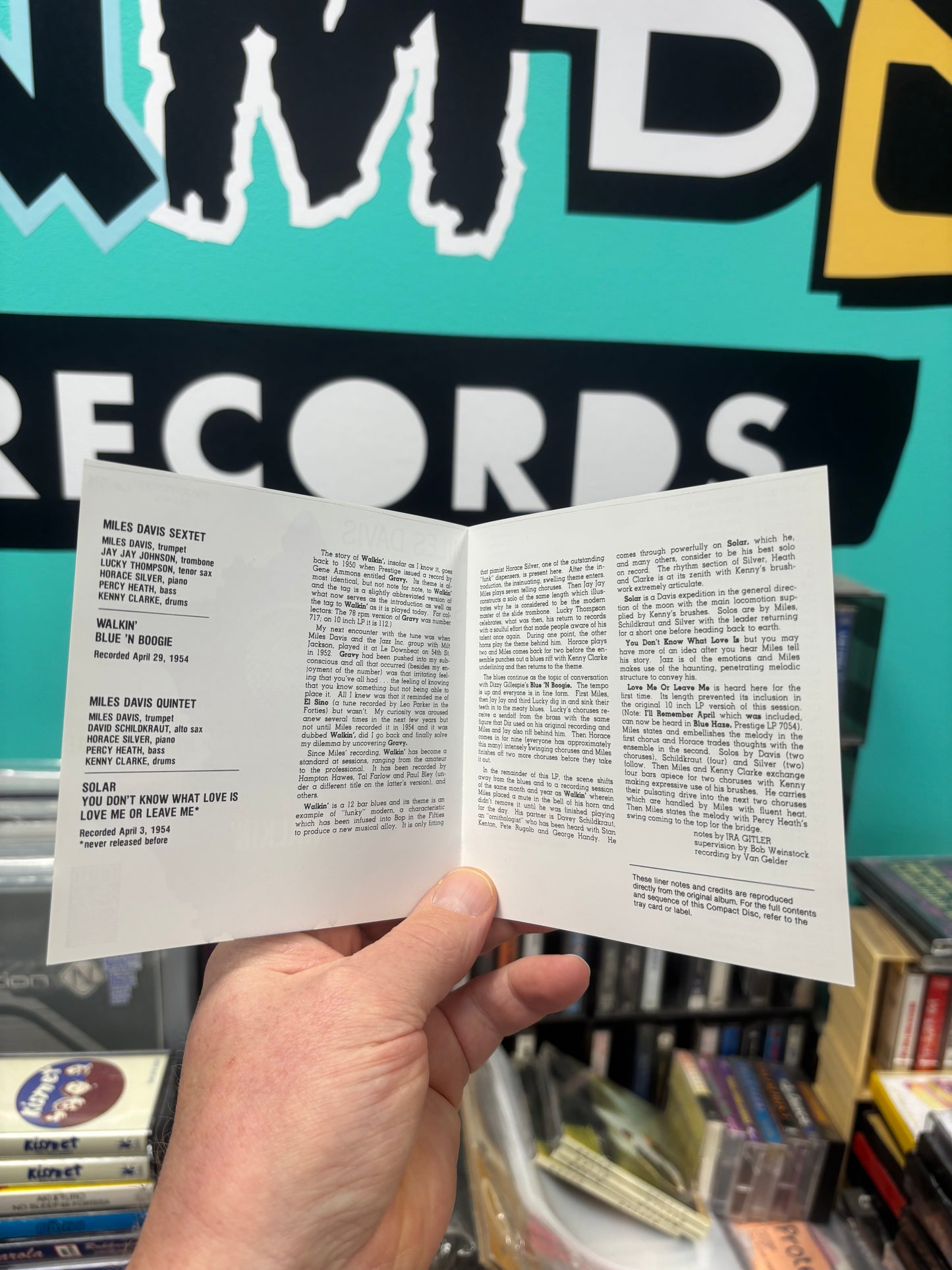 Miles Davis All Stars: Walkin’, CD, compilation, reissue, remastered, digipak, Original Jazz Classics, Prestige, Germany year?