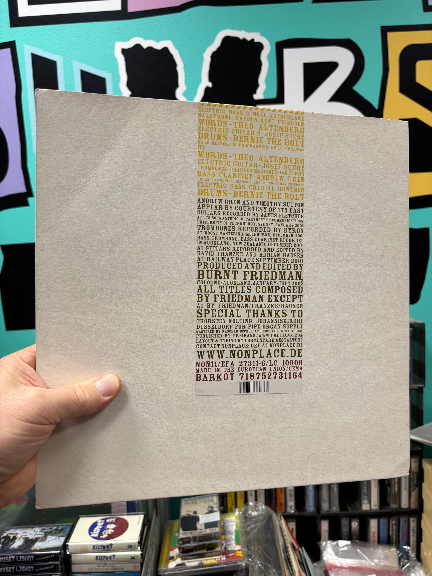 Burnt Friedman & The Nu Dub Players: Fuck Back, 12inch, Only official pressing, Nonplace, Germany 2002