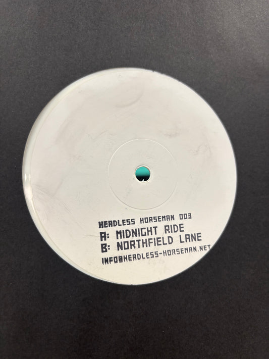 Headless Horseman: Headless Horseman 003, 12inch, White vinyl, Only pressing, Headless Horseman, Germany 2013