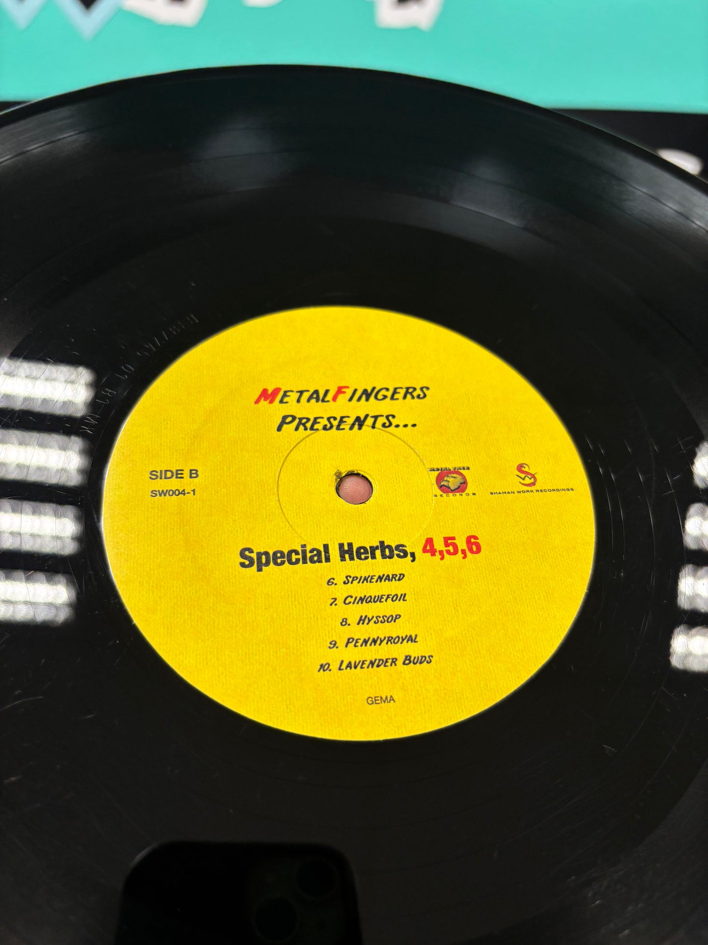 Metal Fingers: Special Herbs 4,5,6, 2LP, 1st pressing, Only vinyl pressing, gatefold, Metal Face Records, Shaman Work Recordings, USA & Europe 2003