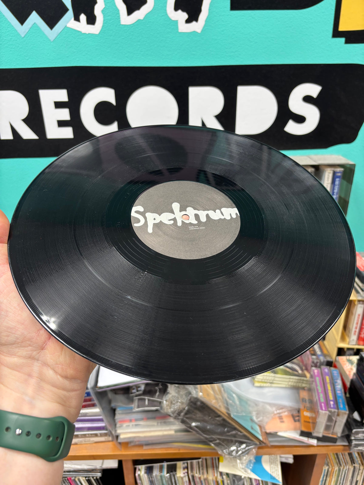 Spektrum: Kinda New (Tiefschwarz Mixes), 12inch, Die-Cut Sleeve, Playhouse, Germany 2003
