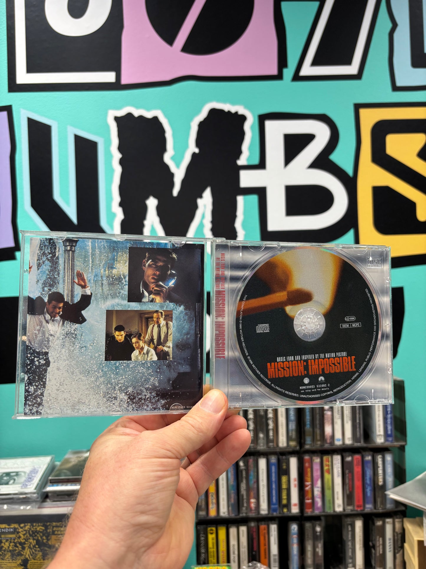 Music From And Inspired By The Motion Picture Mission: Impossible, CD, Mother Records, Europe 1996