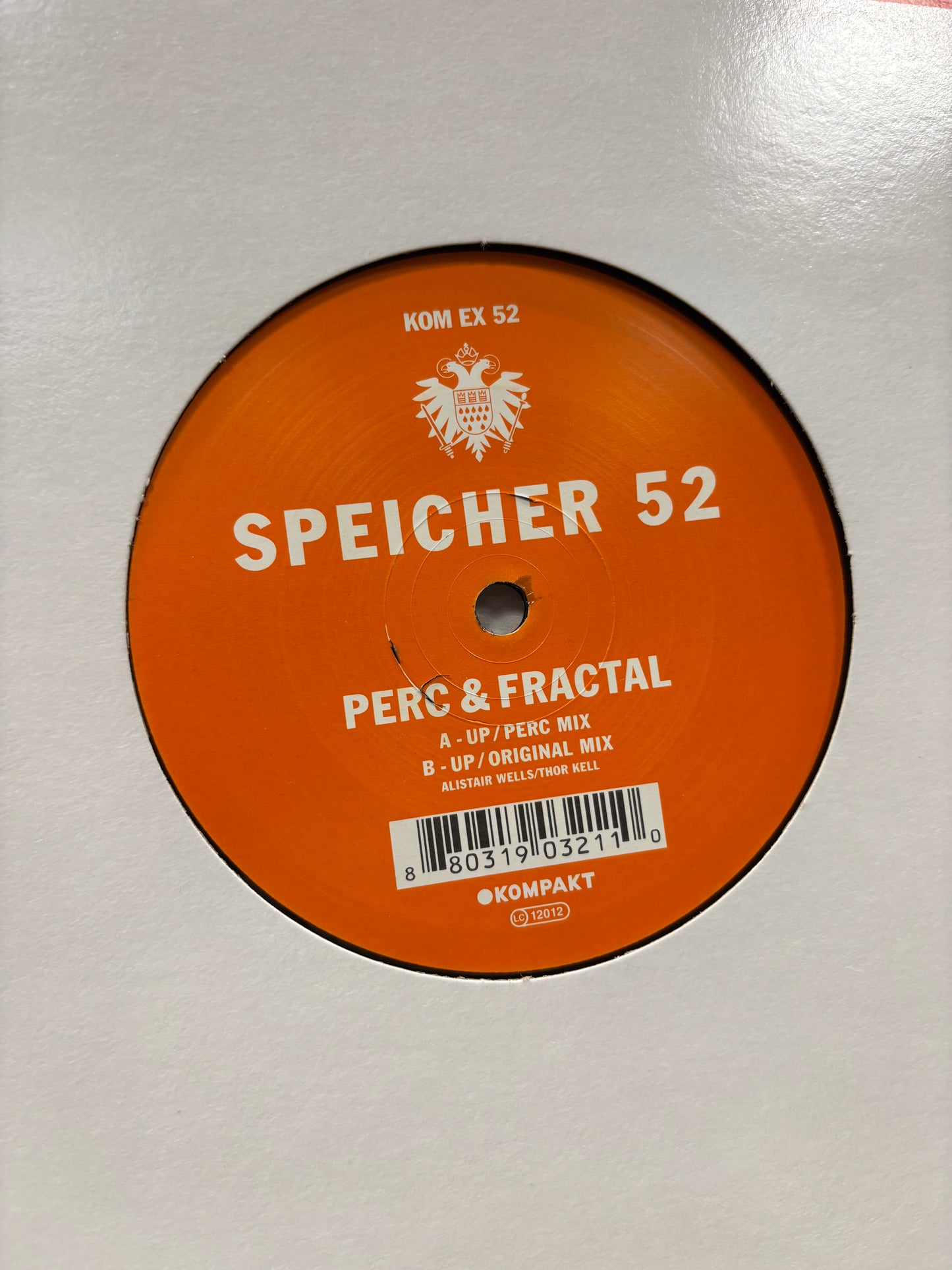 Perc & Fractal: Speicher 52,12inch, Only pressing, Kompakt Extra, Germany 2007