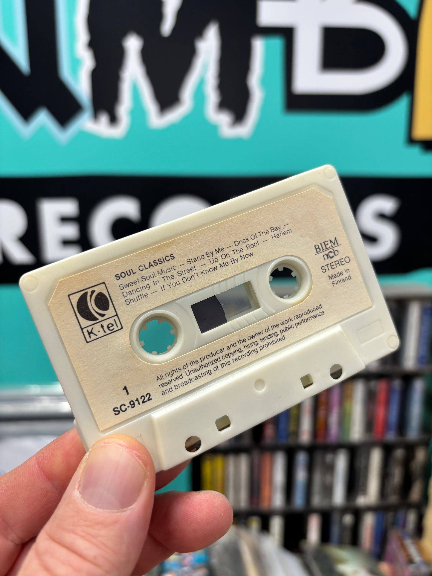 K-tel presents Soul Classics, cassette, K-tel, Finland 1987