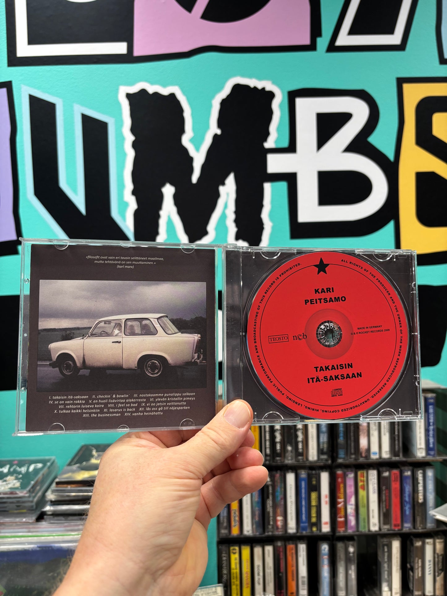 Kari Peitsamo: Takaisin Itä-Saksaan, CD, Only pressing, Rocket Records, Finland 2009