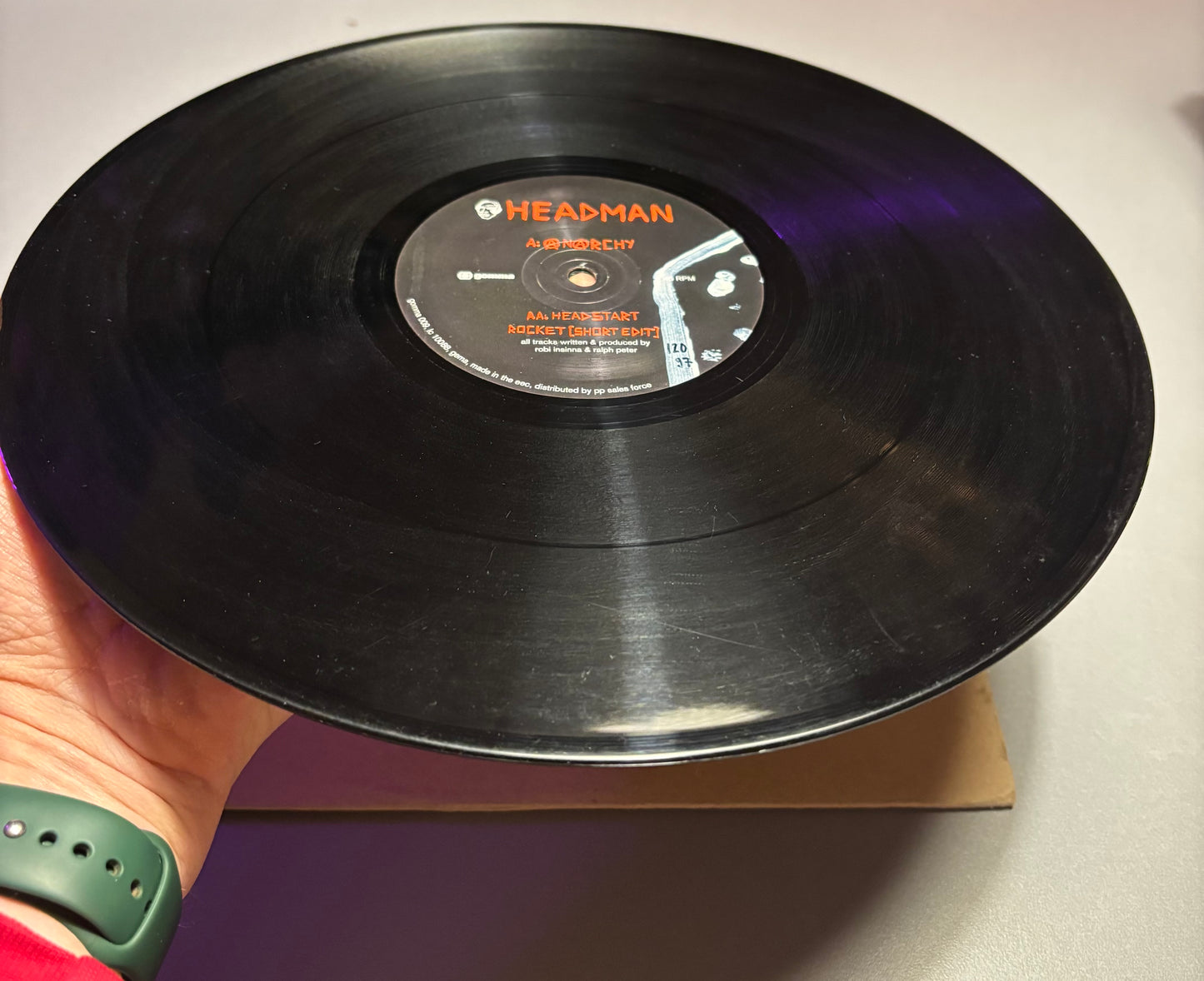 Headman: Anarchy, 12inch, Only pressing, Gomma, Germany 2000