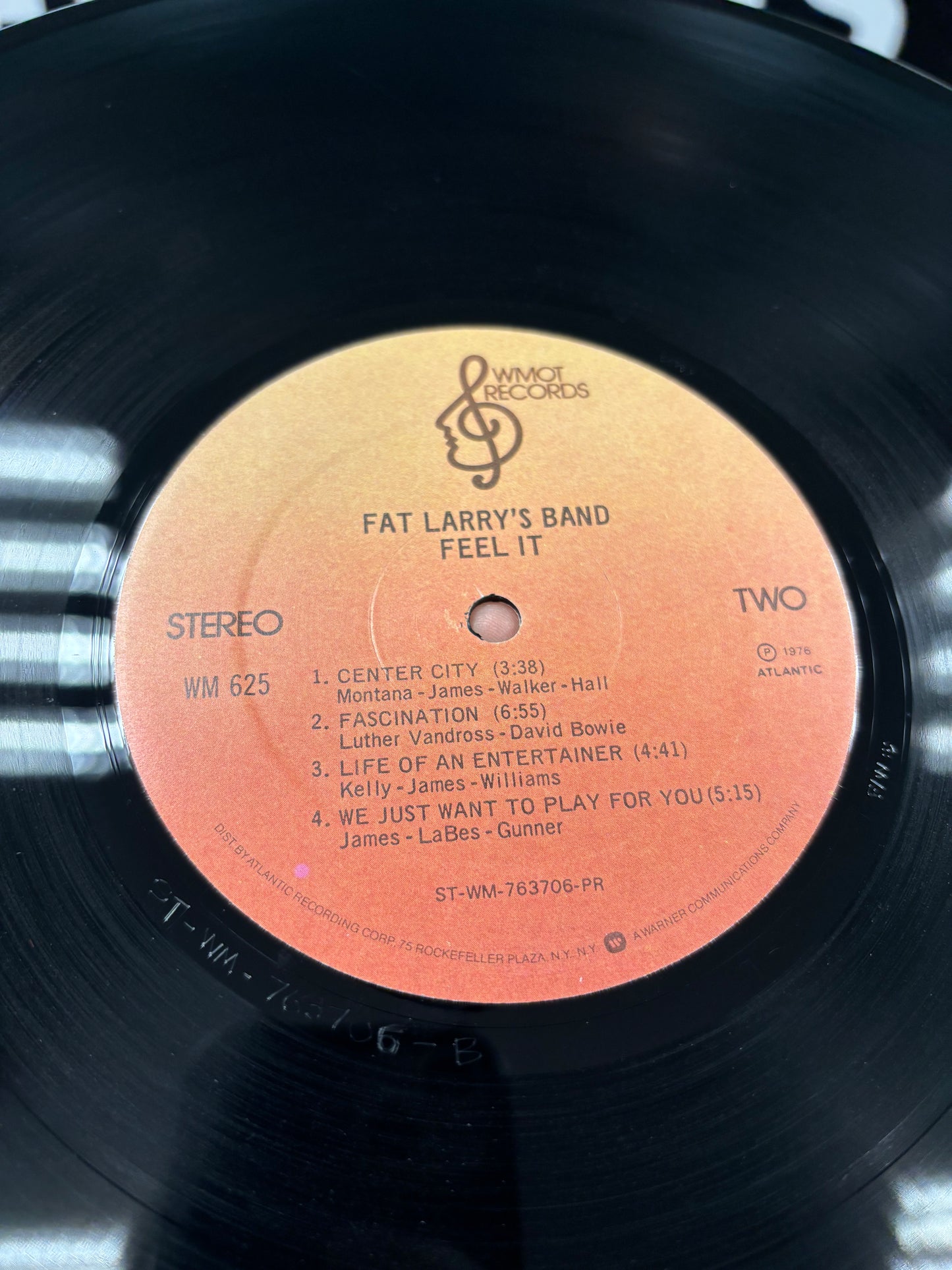 Fat Larry’s Band: Feel It, LP, Presswell pressing, WMOT Records, US 1976