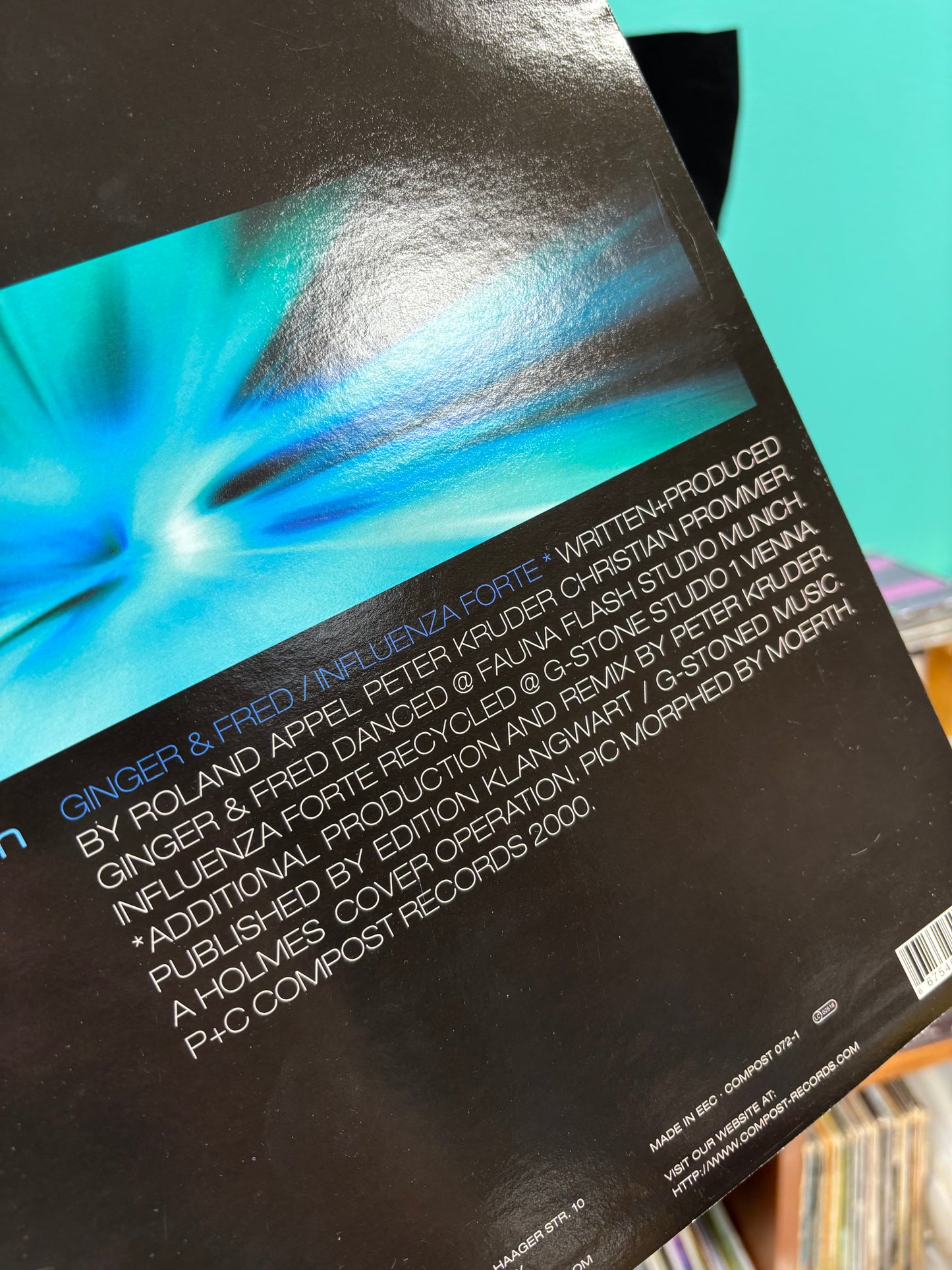 Voom:Voom: Ginger & Fred/Influenza Forte, 12inch, Only pressing, Compost Records, Germany 2001