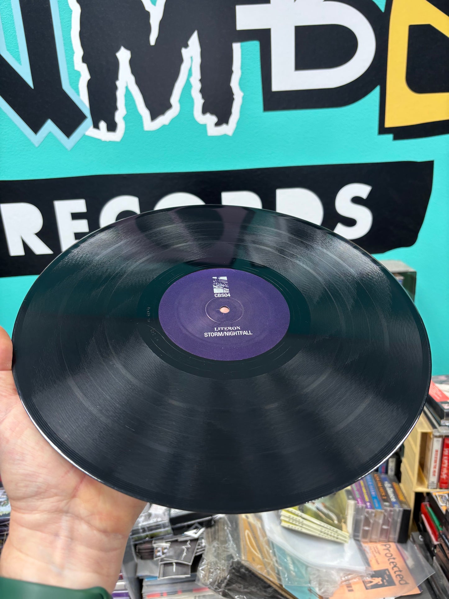 Literon: Storm/Nightfall, 12inch, Black vinyl, Clone Basement Series, Netherlands 2010