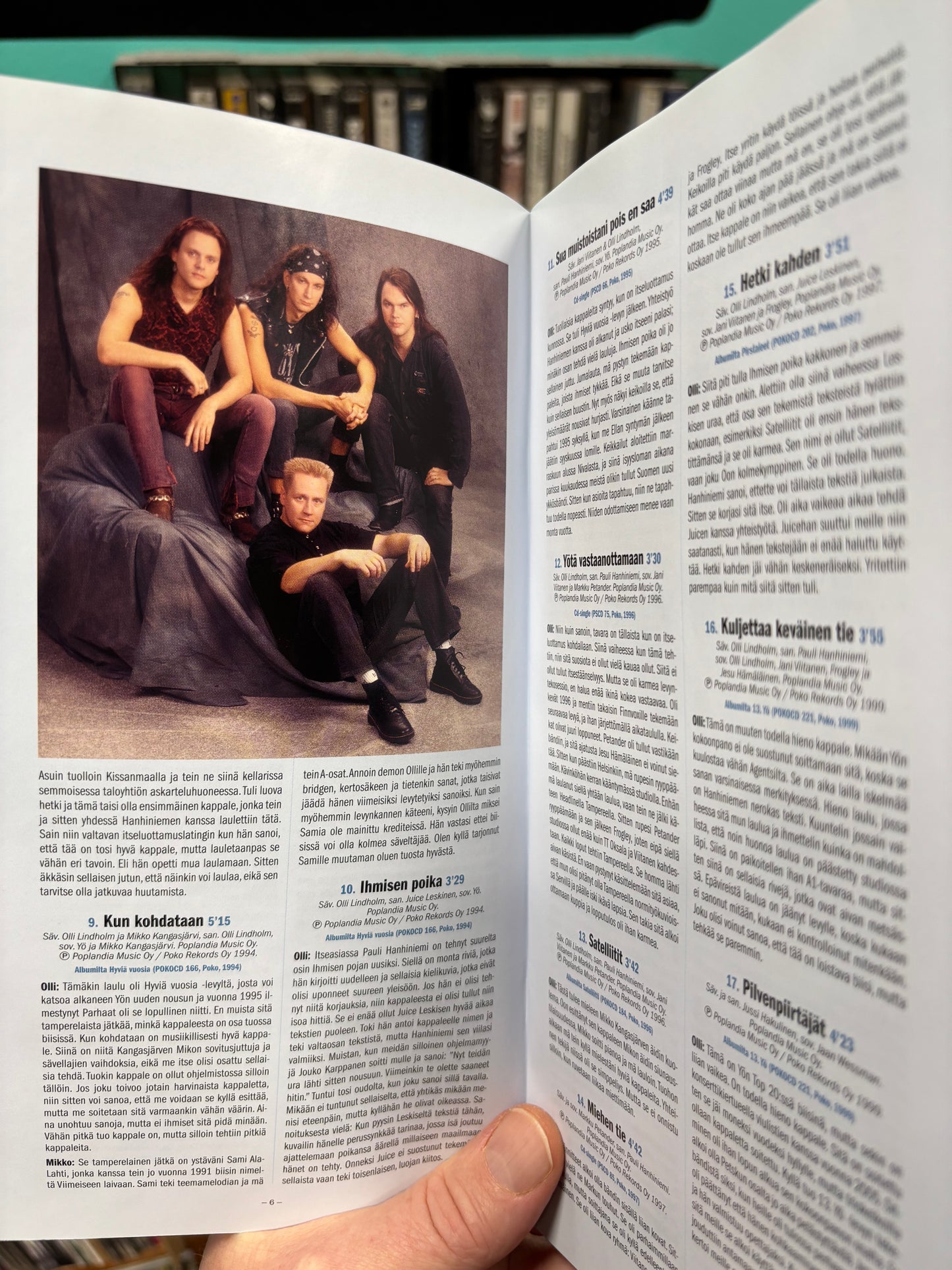 Yö: Aikamatka 1981-2016, 6 x CD, booklet, Compilation, Only pressing, Ratas Music, Sony Music, Finland 2016