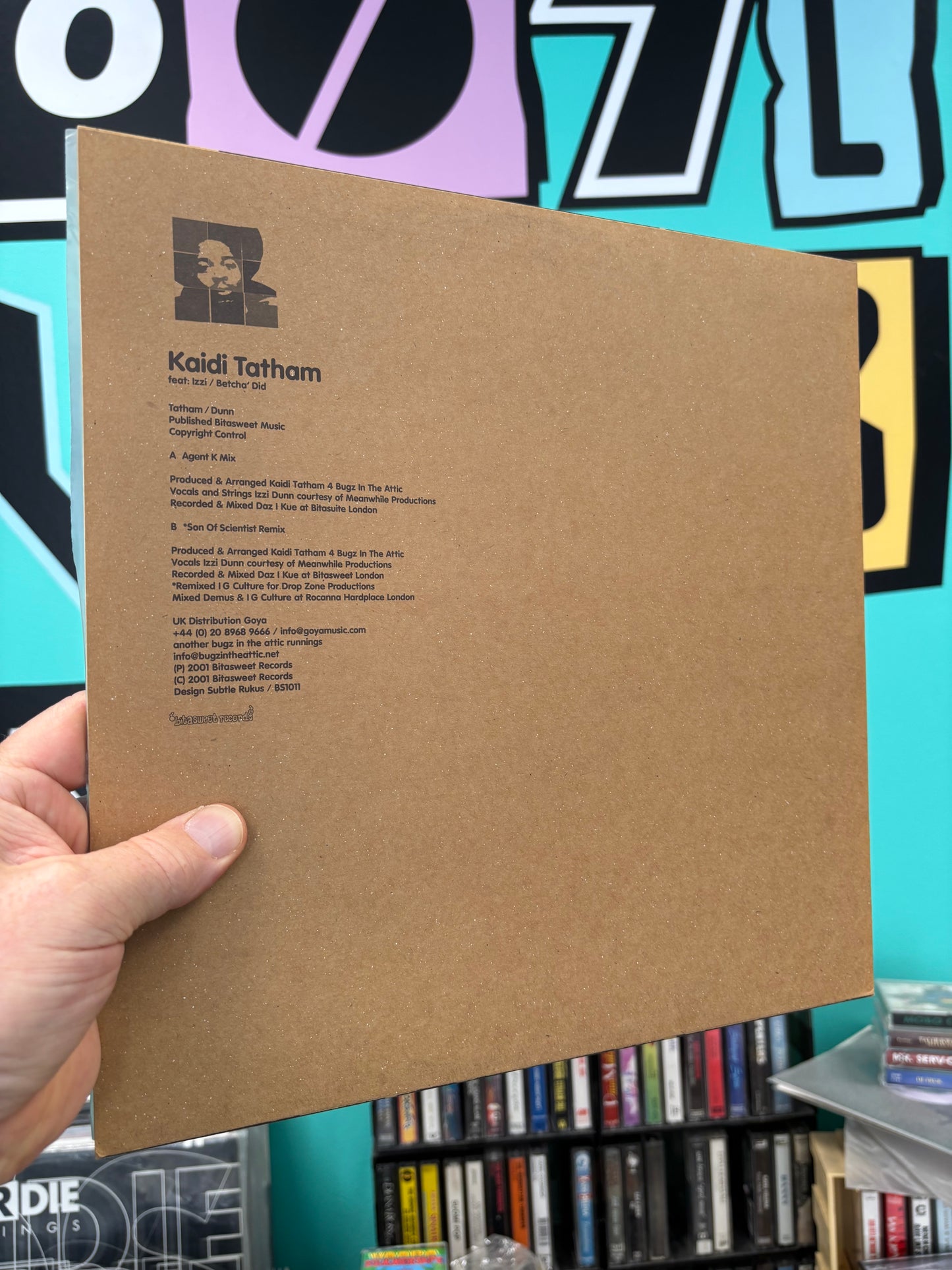 Kaidi Tatham: Betcha’ Did, 12inch, Only official pressing, Bitasweet, UK 2001