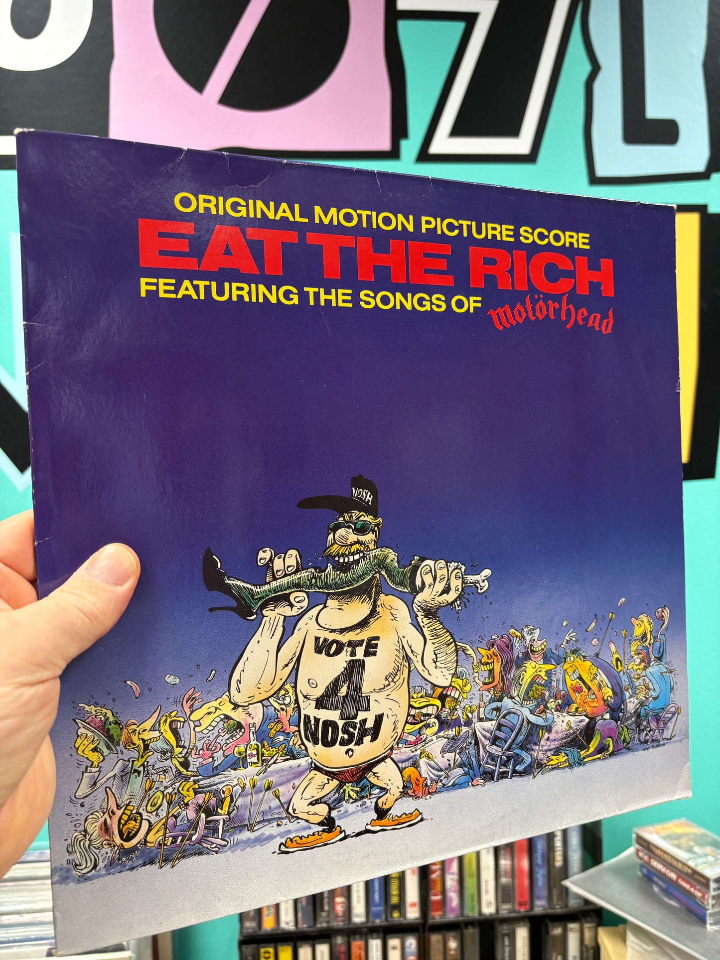 Eat The Rich: Original Motion Picture Score, LP, 1st pressing, Only vinyl pressing, Filmtrax, UK 1987