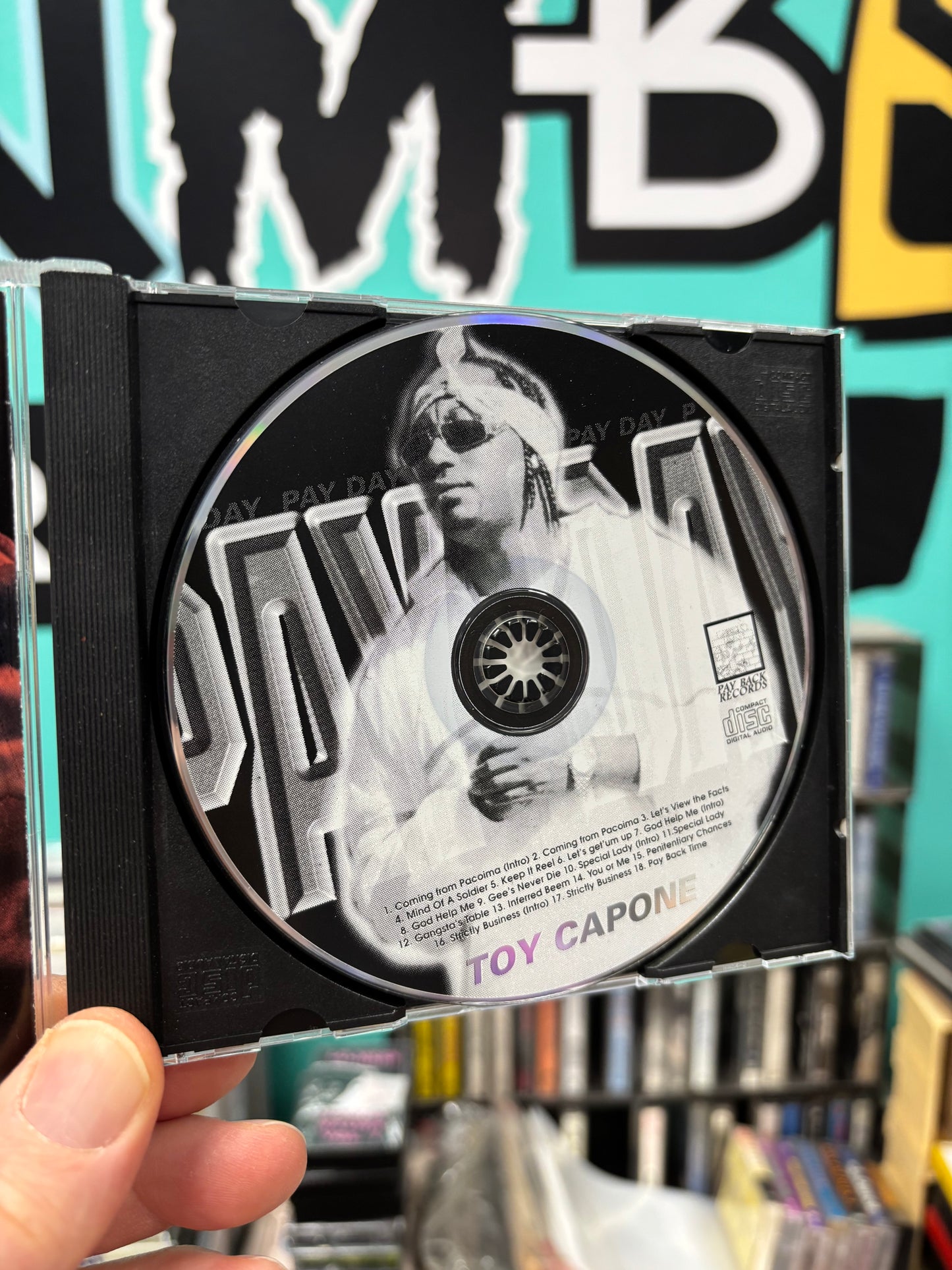 Toy Capone: Pay Day, CD, 1st pressing, Only CD pressing, Pay Back Records, US 1999