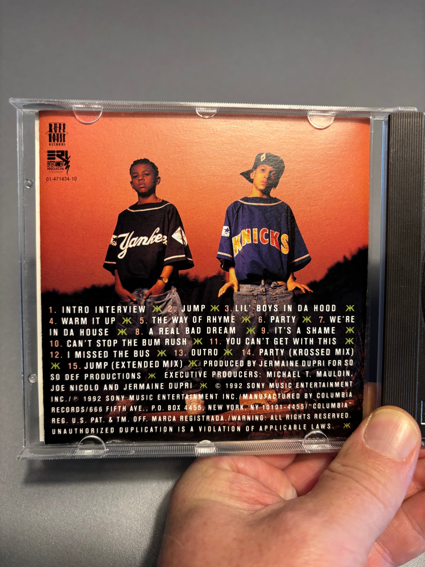 Kriss Kross: Totally Krossed Out, CD, Columbia, Ruffhouse Records, Europe 1992