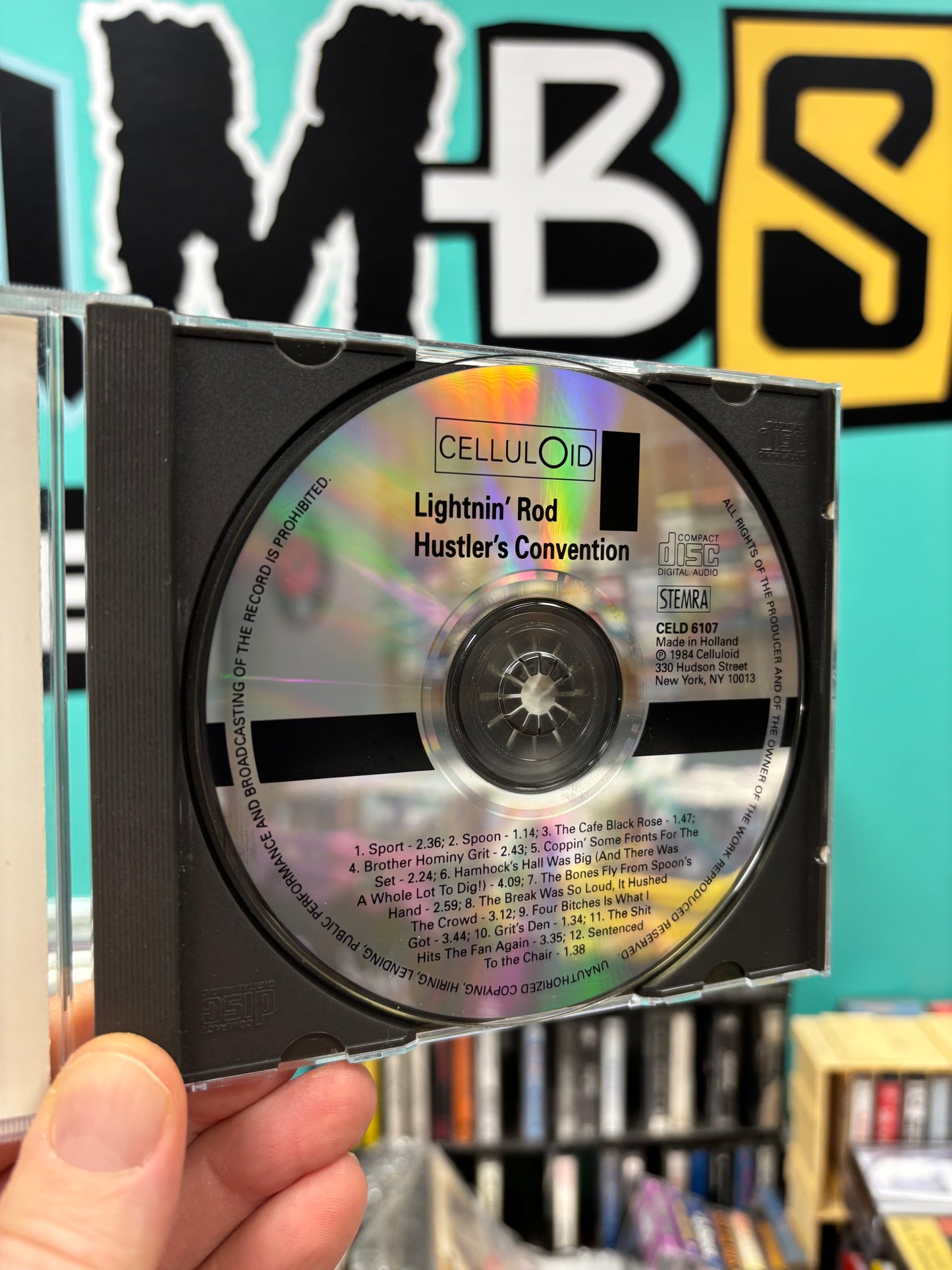 Lightnin’ Rod: Hustler’s CONVENTION, CD, reissue, Celluloid, US 1984