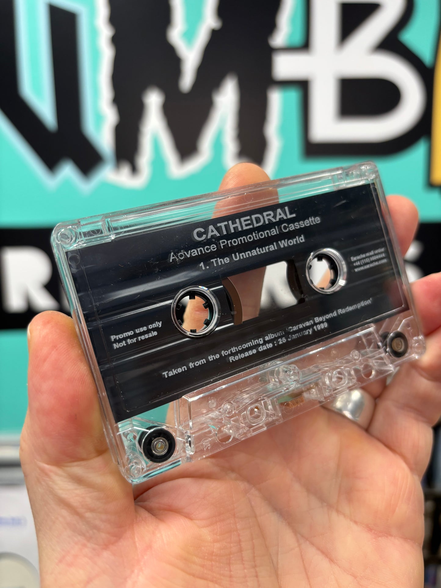 Cathedral: Advance Promotional Cassette, C-cassette, promo, Earache, country? UK? 1998