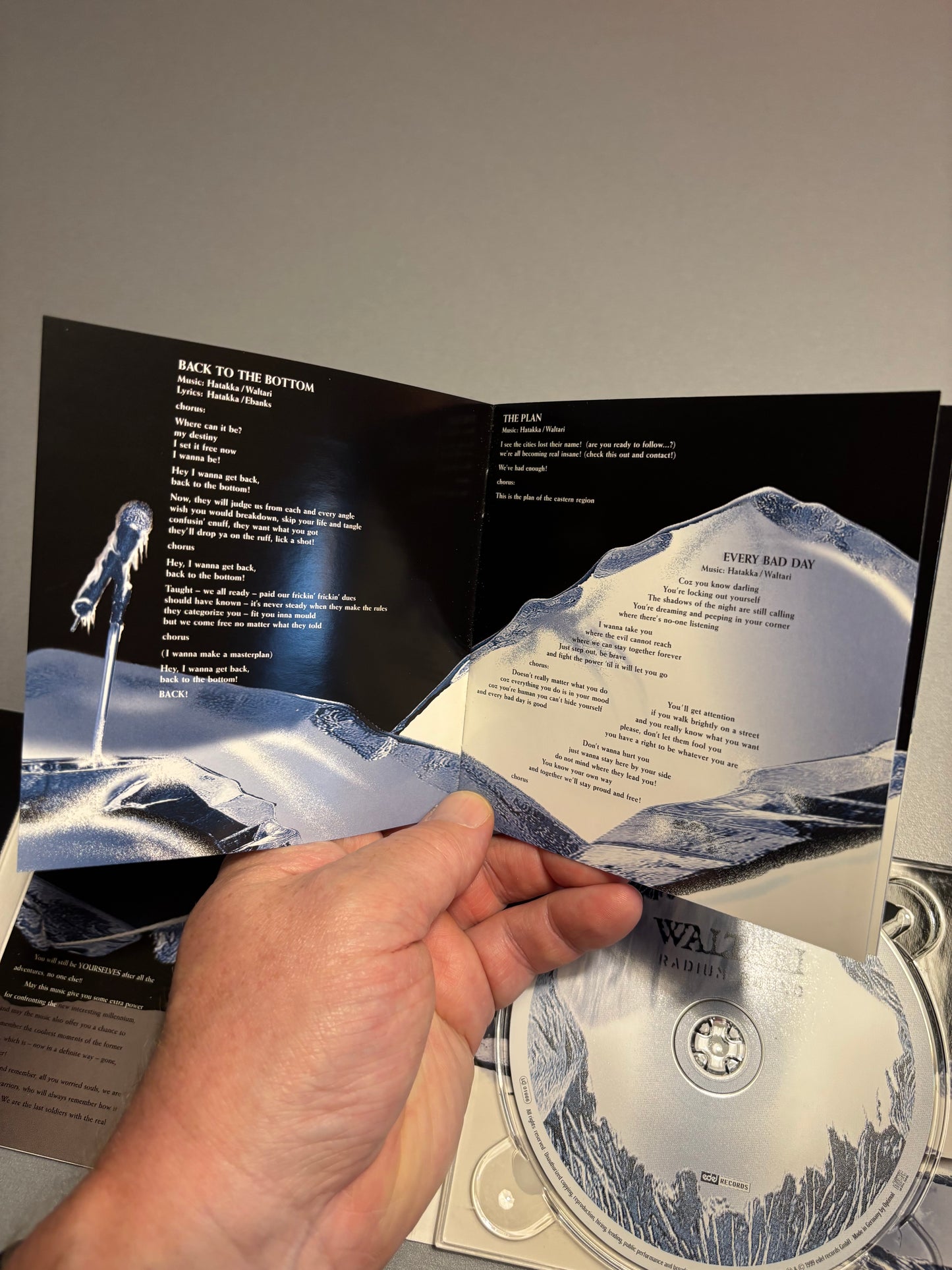 Waltari: Radium Ground, CD, 1st pressing, Limited Edition, Digipak, Edel Records, Germany 1999
