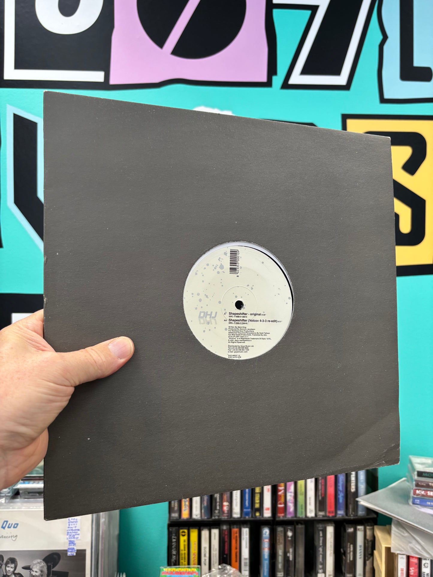 DHJ: Shapeshifter, 12inch, Only official pressing, Archive, Italy 2001