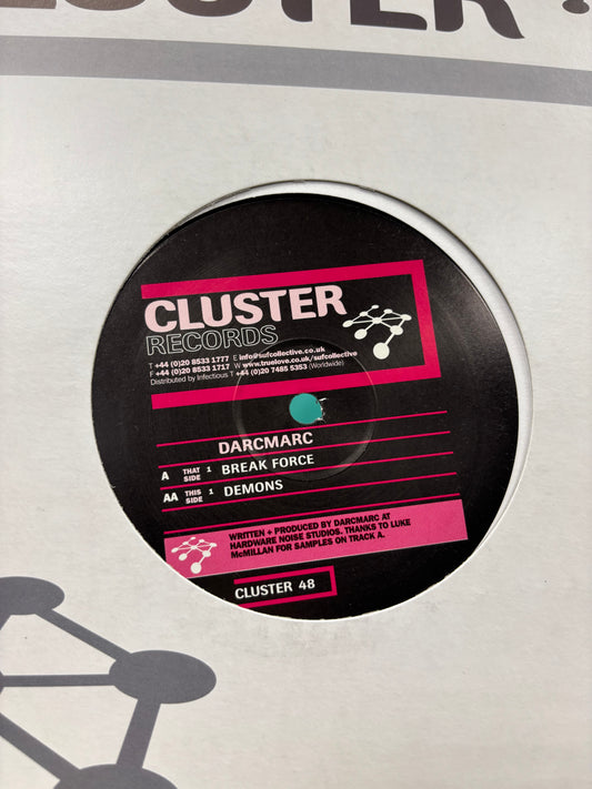 DarcMarc: Break Force/Demons, 12inch, Only pressing, Cluster Records, UK 2002