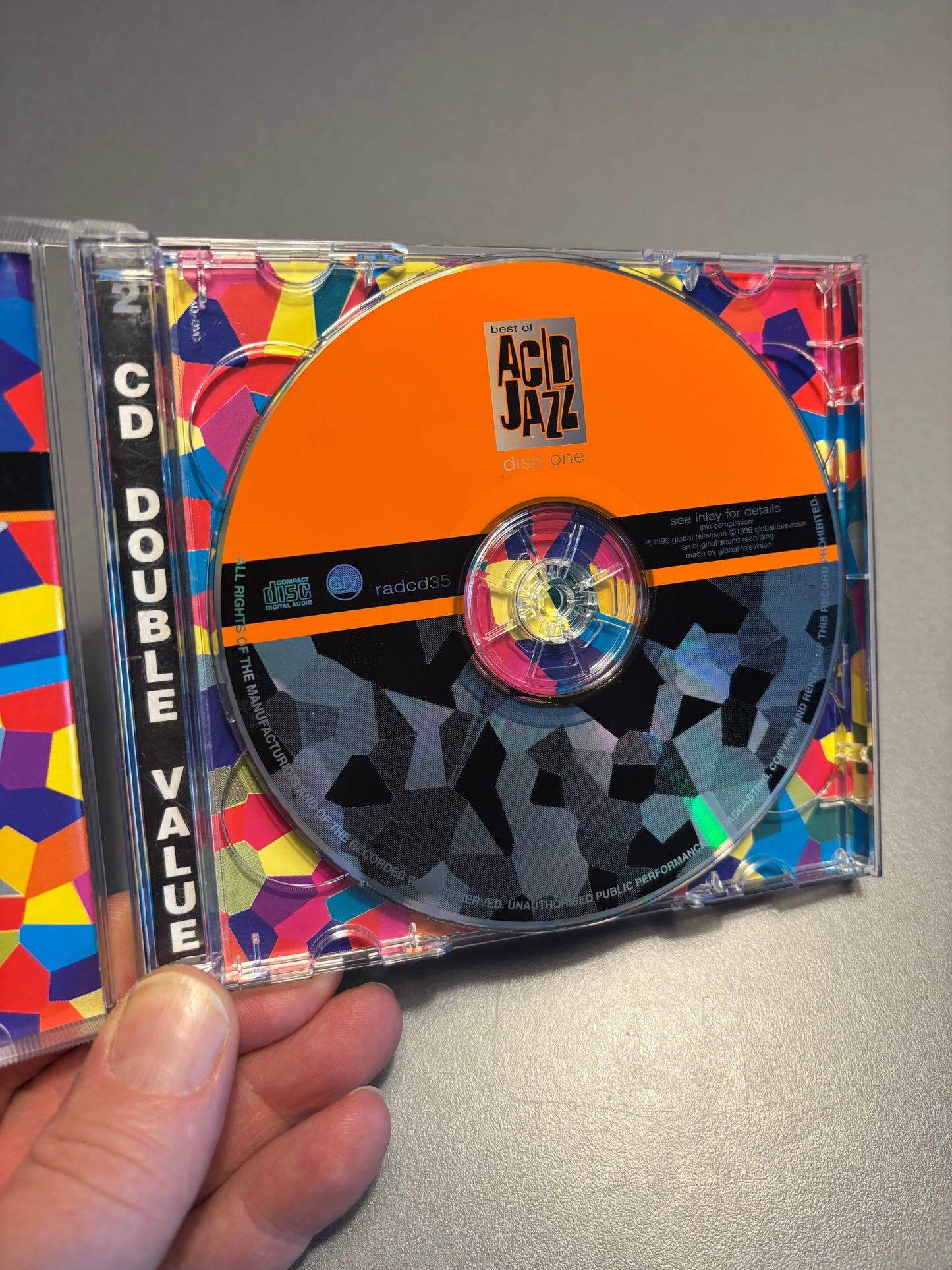 Best Of Acid Jazz, 2CD, 1st pressing, Global Television, UK 1996