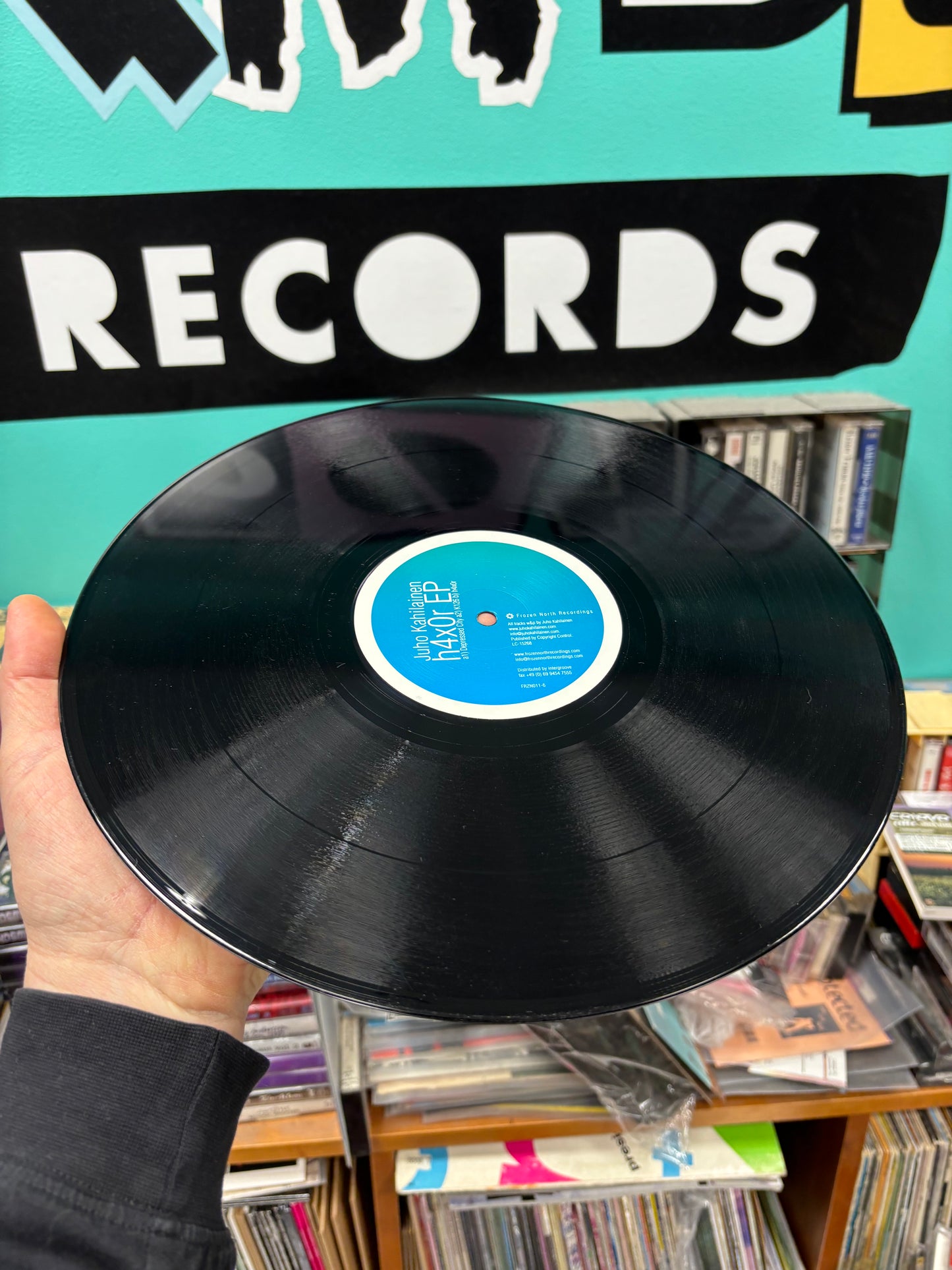 Juho Kahilainen: h4x0r EP, 12inch, Only official pressing, Frozen North Recordings, Finland 2007