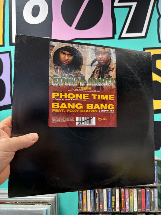 Capone -N- Noreaga: Phone Time/Bang Bang, 12inch, 1st pressing, Only official vinyl pressing, Tommy Boy, US 2000