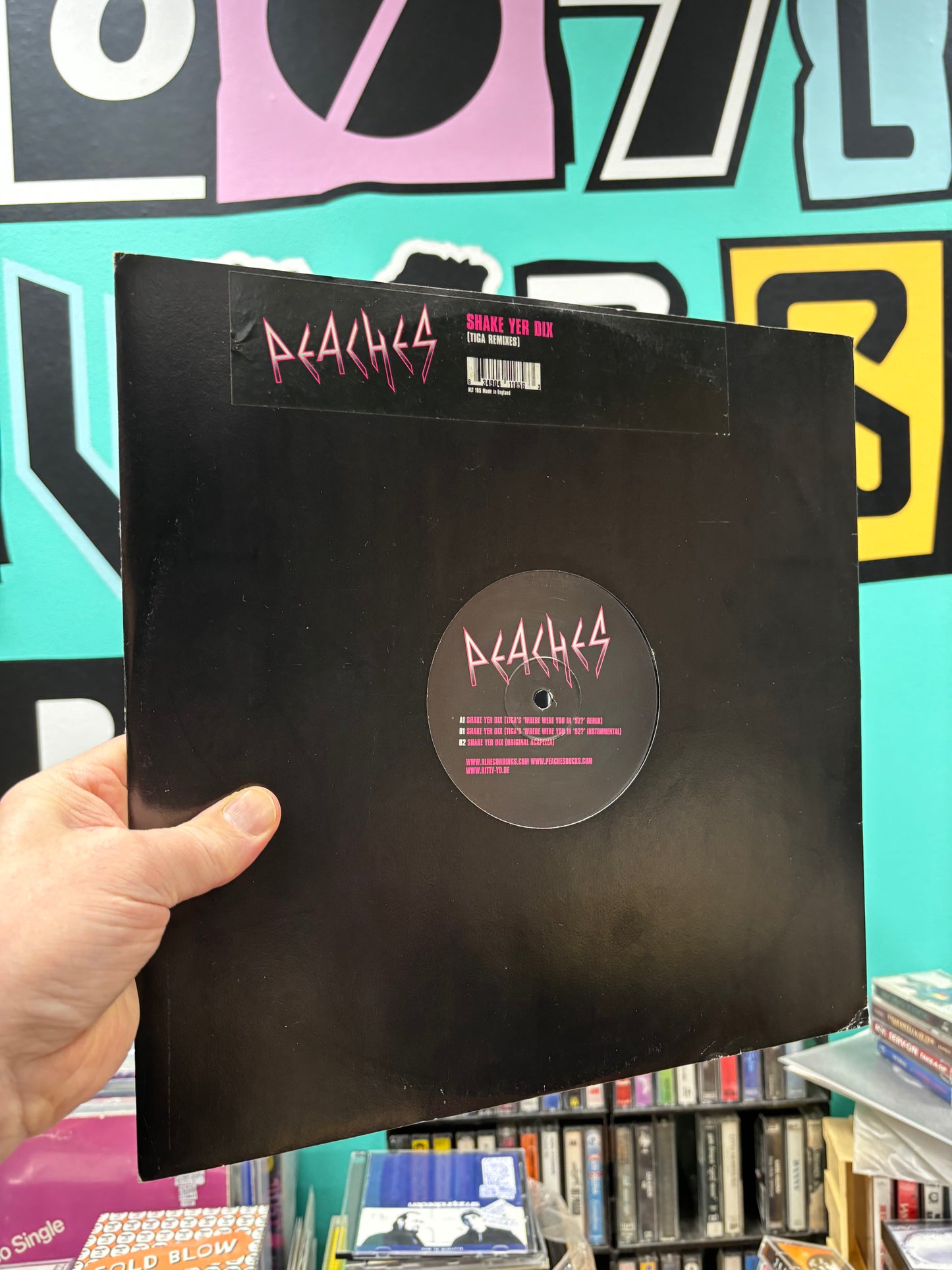 Peaches: Shake Yer Dix (Tiga Remixes), 12inch, Only official pressing, XL Recordings, UK 2004