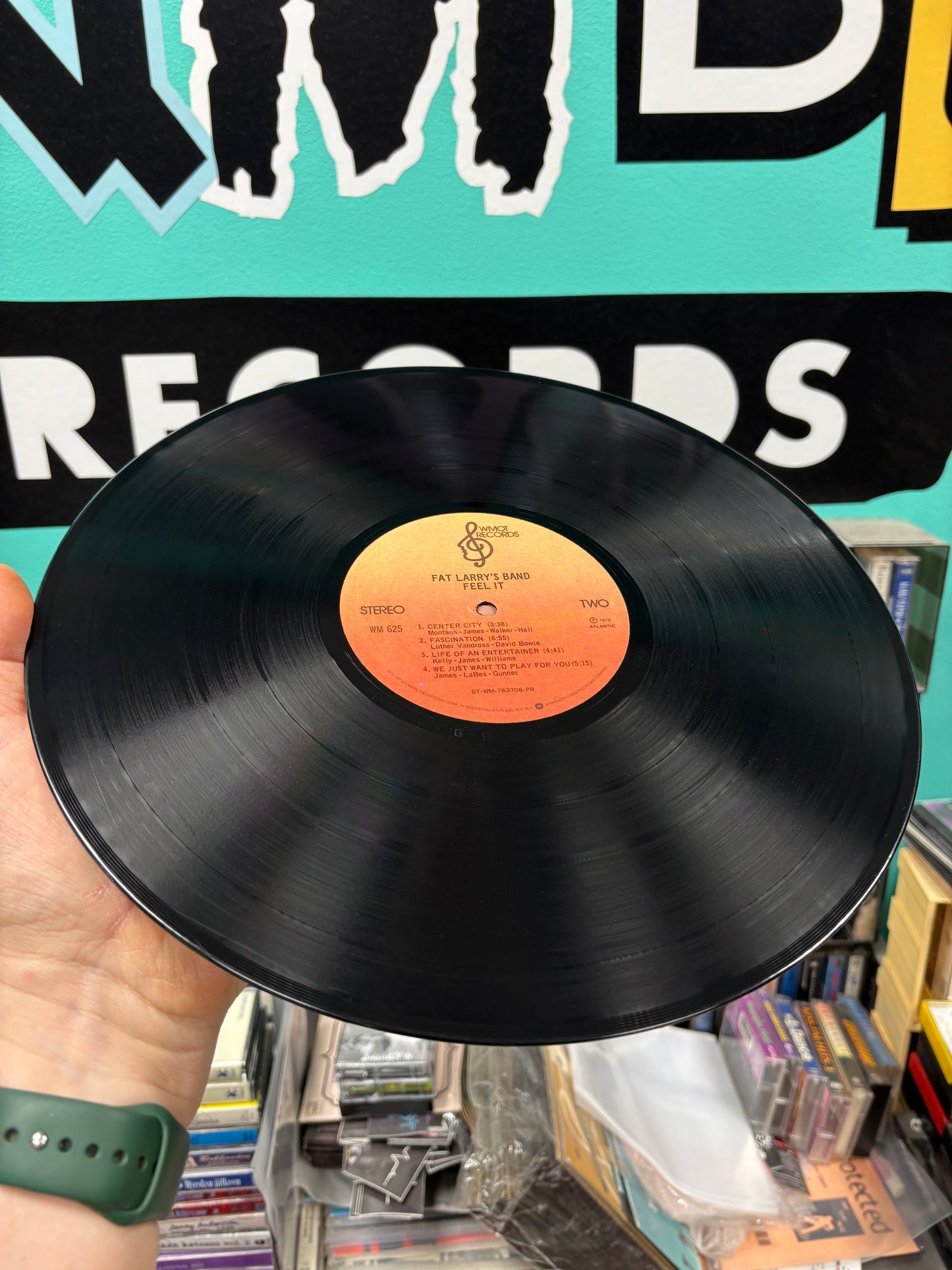 Fat Larry’s Band: Feel It, LP, Presswell pressing, WMOT Records, US 1976