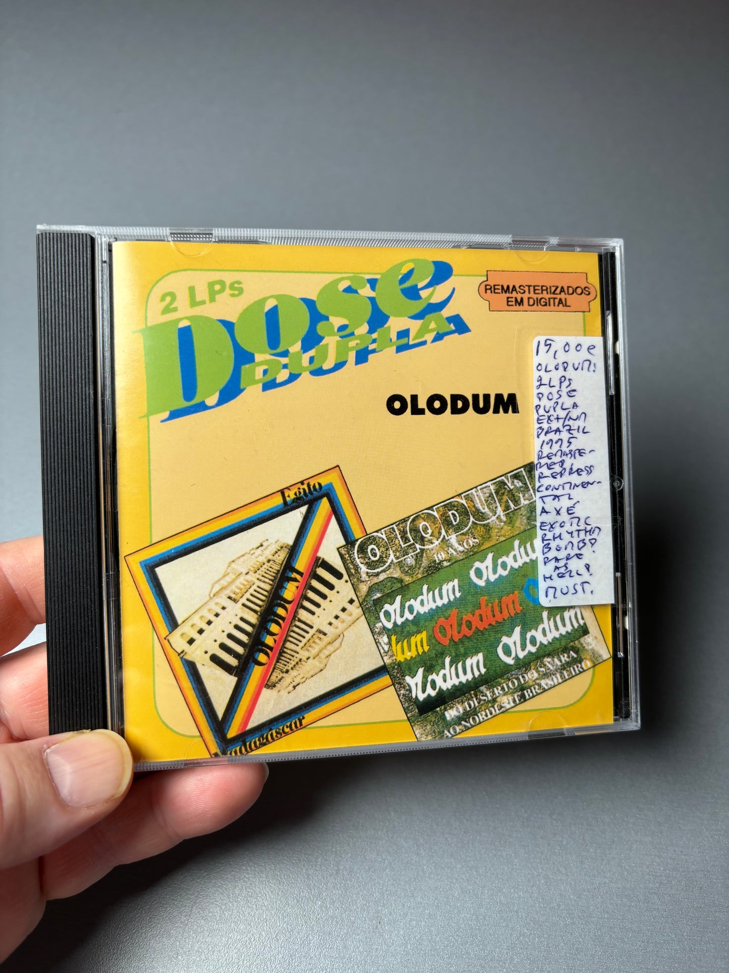 VARASTOALE‼️‼️‼️ Olodum: Dose Dupla, CD, repress, remastered, Continental, Brazil 1995