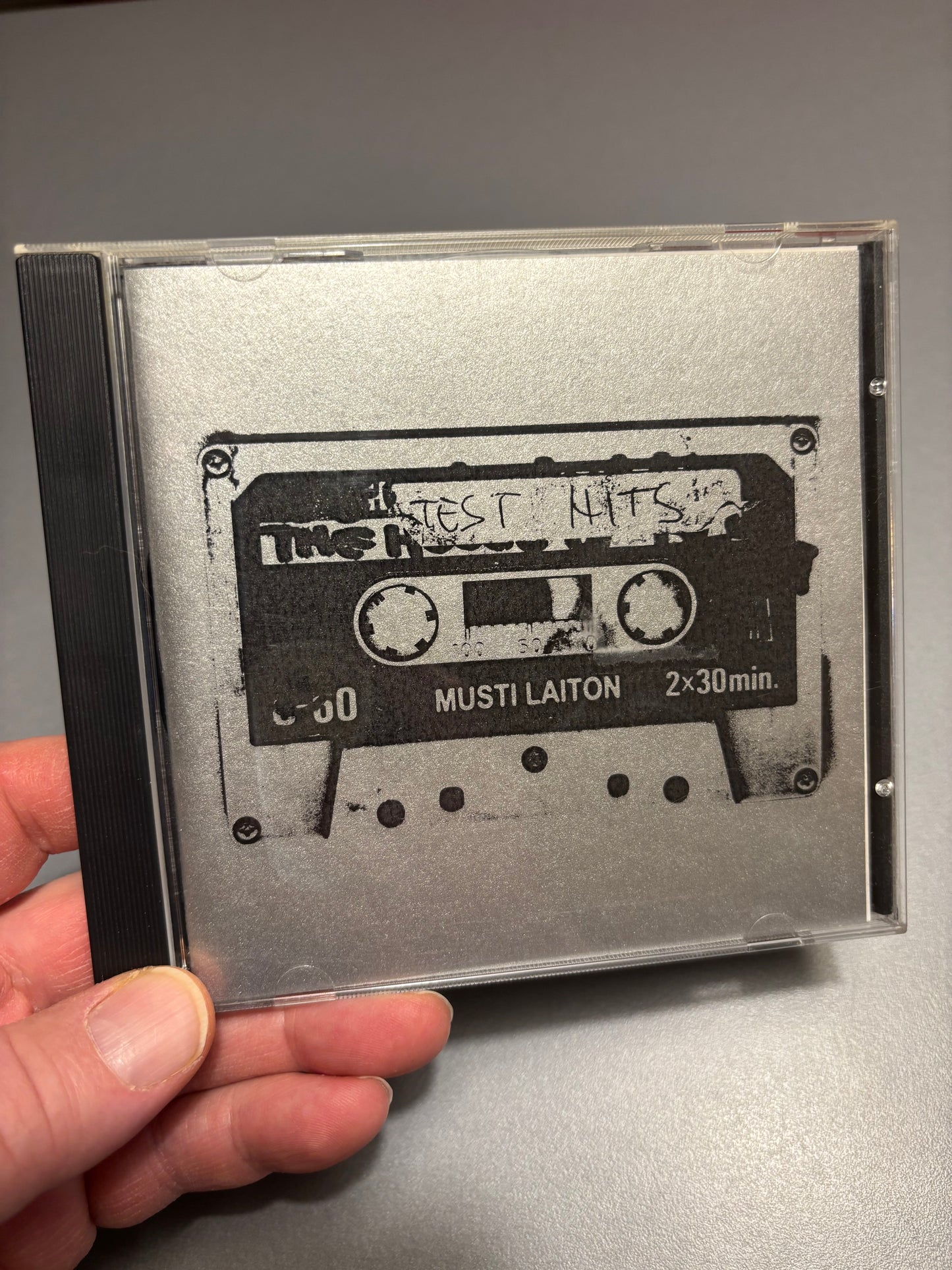 Musti Laiton: Test Hits, CD, Only pressing, Temmikongi, Finland 2001