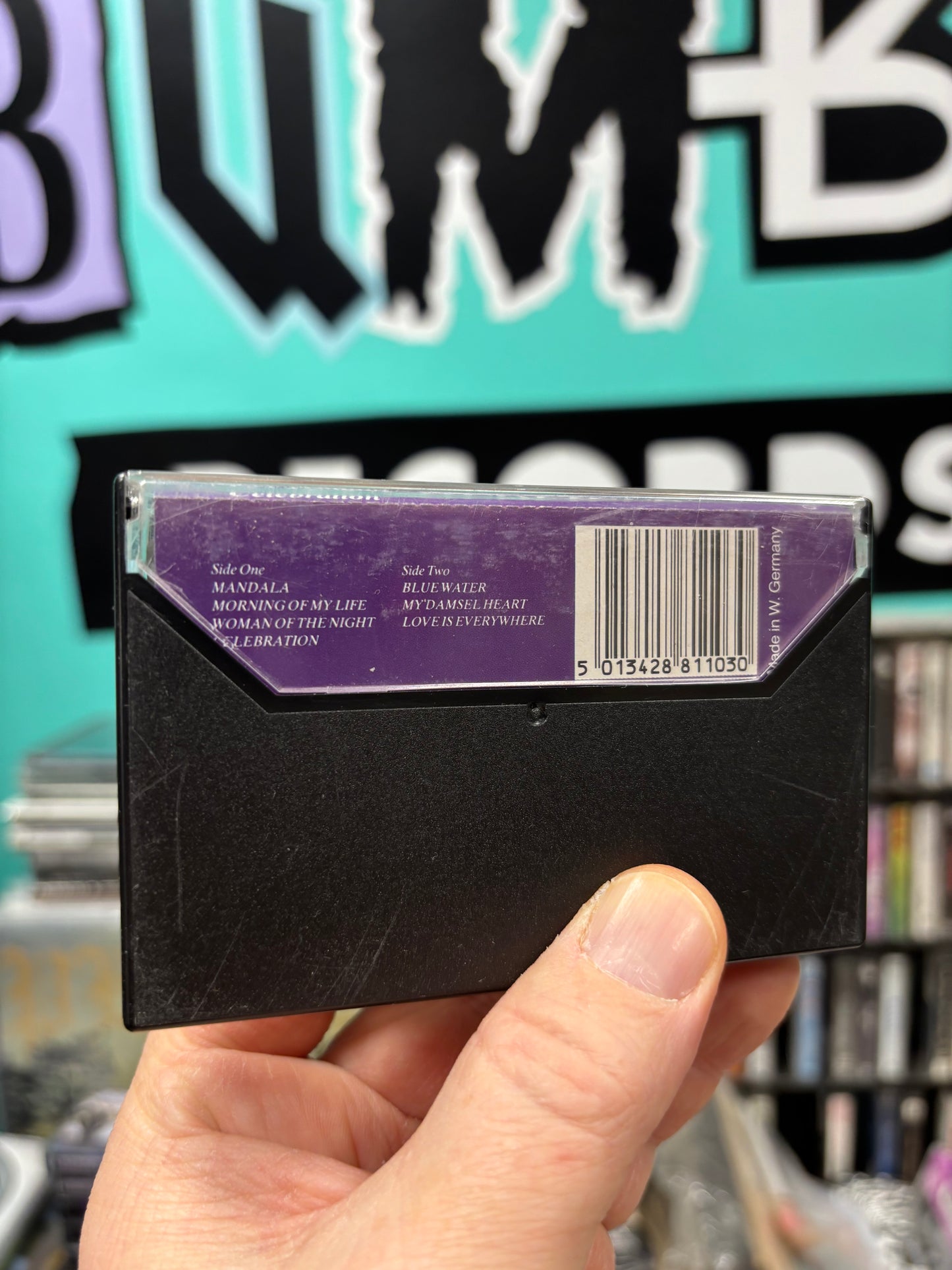 Sally Oldfield: Celebration, cassette, reissue, Castle Communications, UK & Europe 1986