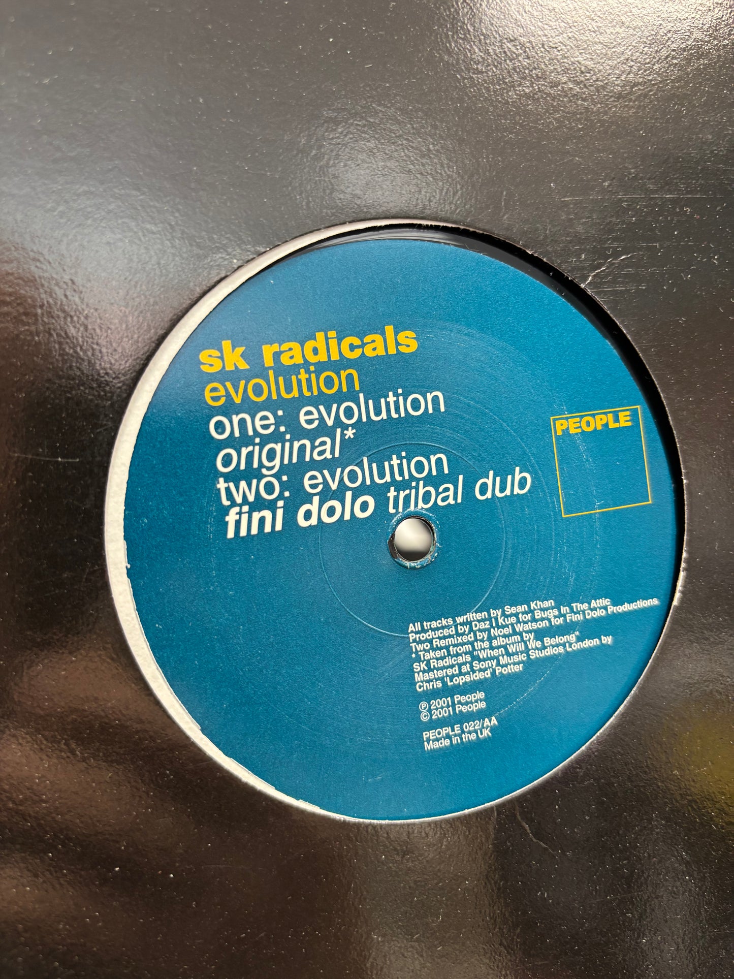 SK Radicals: Evolution, 12inch, Only official pressing, People, UK 2001