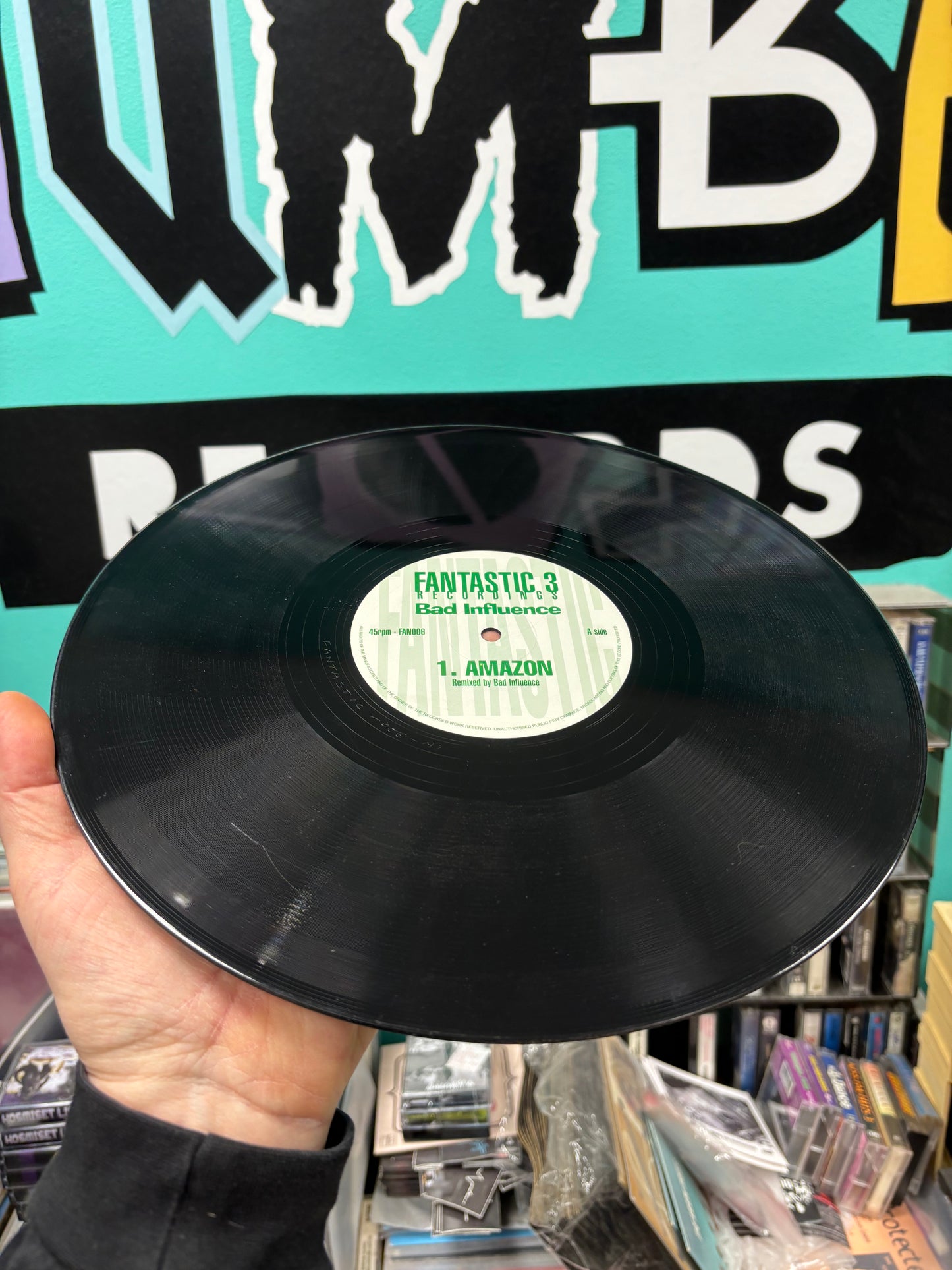 Bad Influence: Amazon, 12inch, Only official pressing, Fantastic 3 Recordings, UK 2007