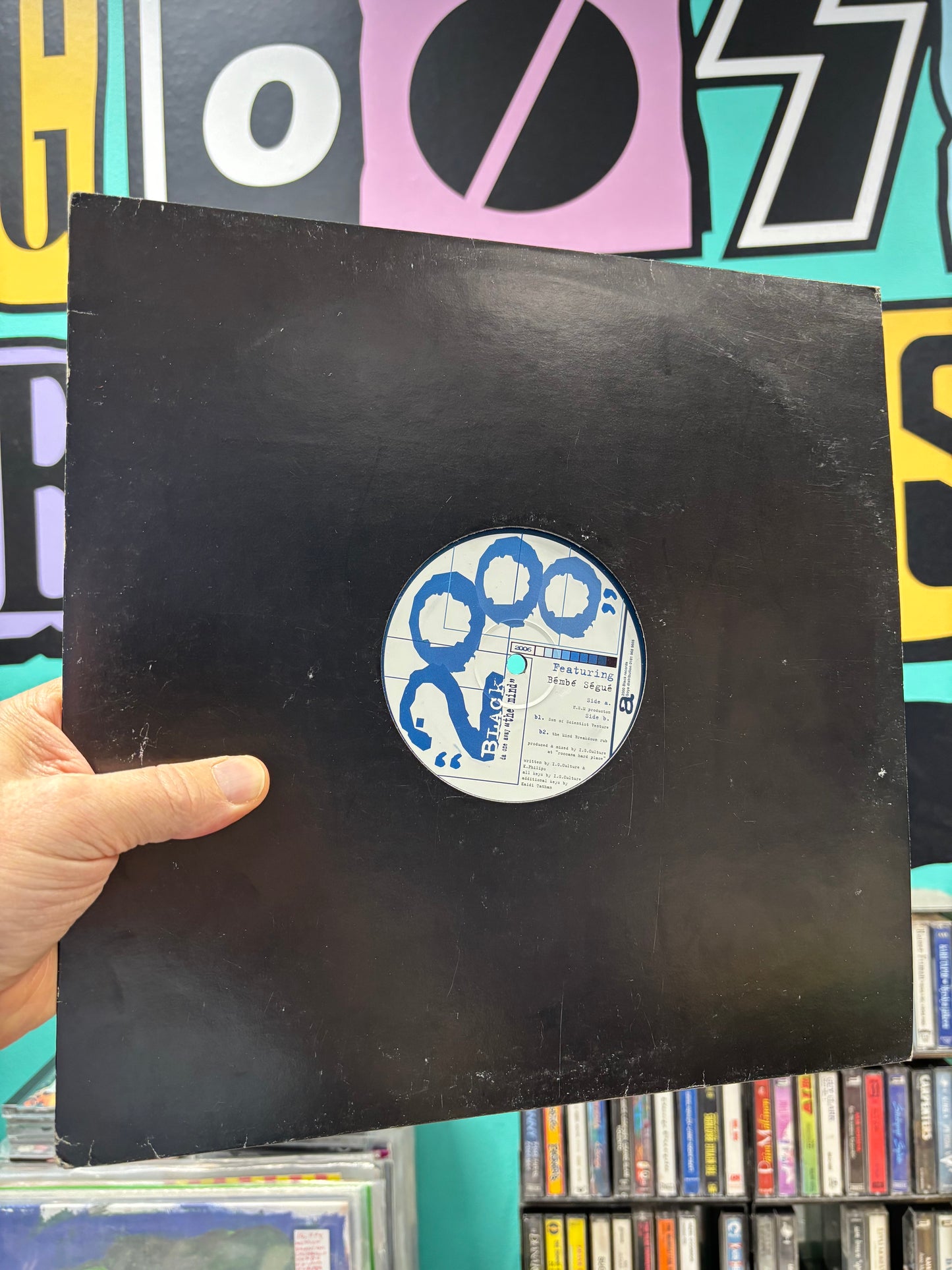 Da One Away feat. Bémbé Ségué: The Mind, 12inch, Only pressing, 2000 Black, UK 1999