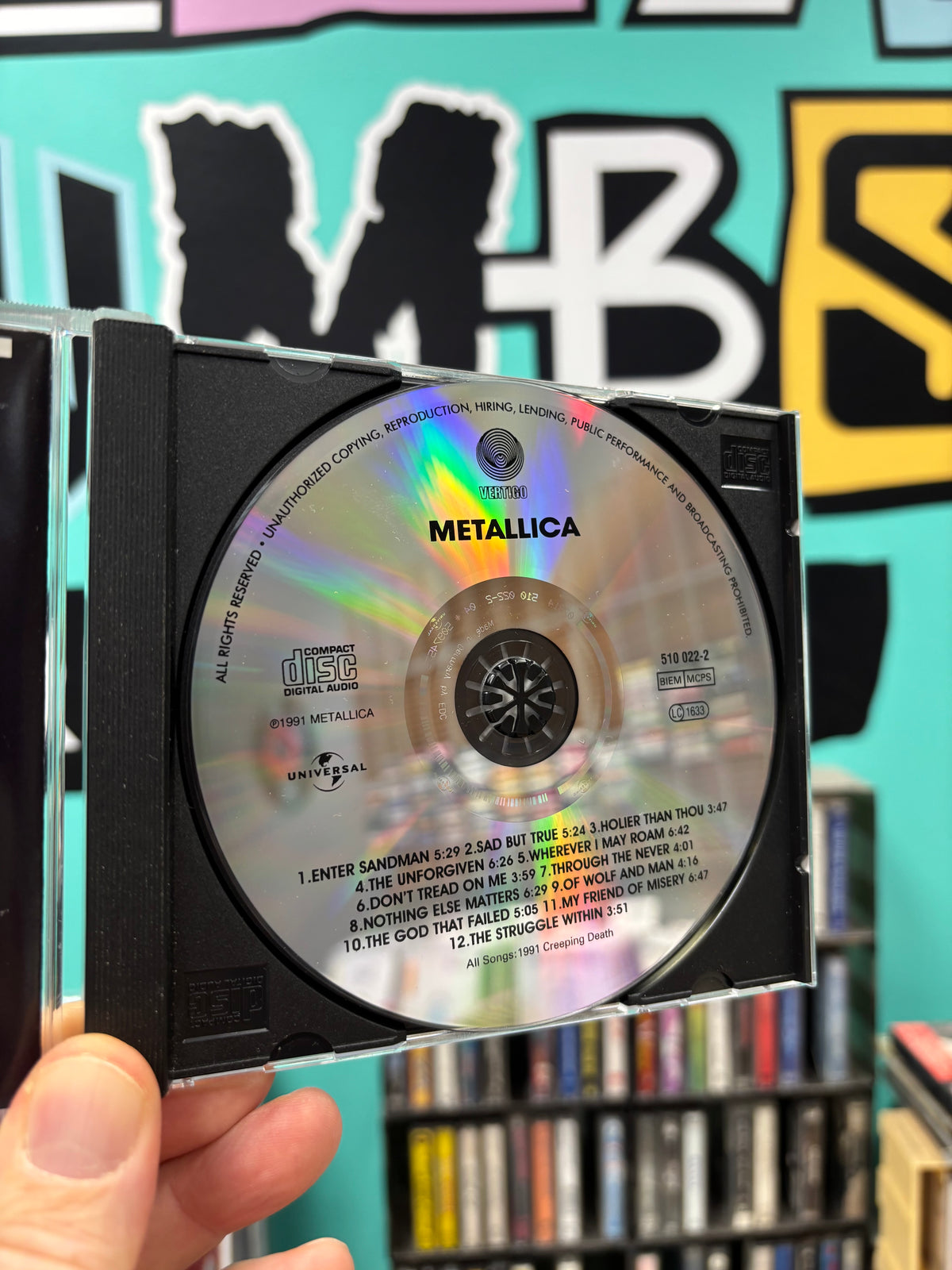 Metallica: Metallica, CD, reissue, EDC, Germany, Vertigo, Europe year?