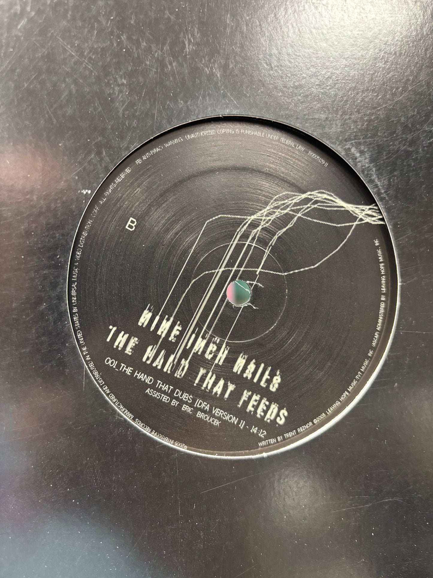Nine Inch Nails: The Hand That Feeds (DFA Remixes), 12inch, Only pressing, Interscope Records, US 2005