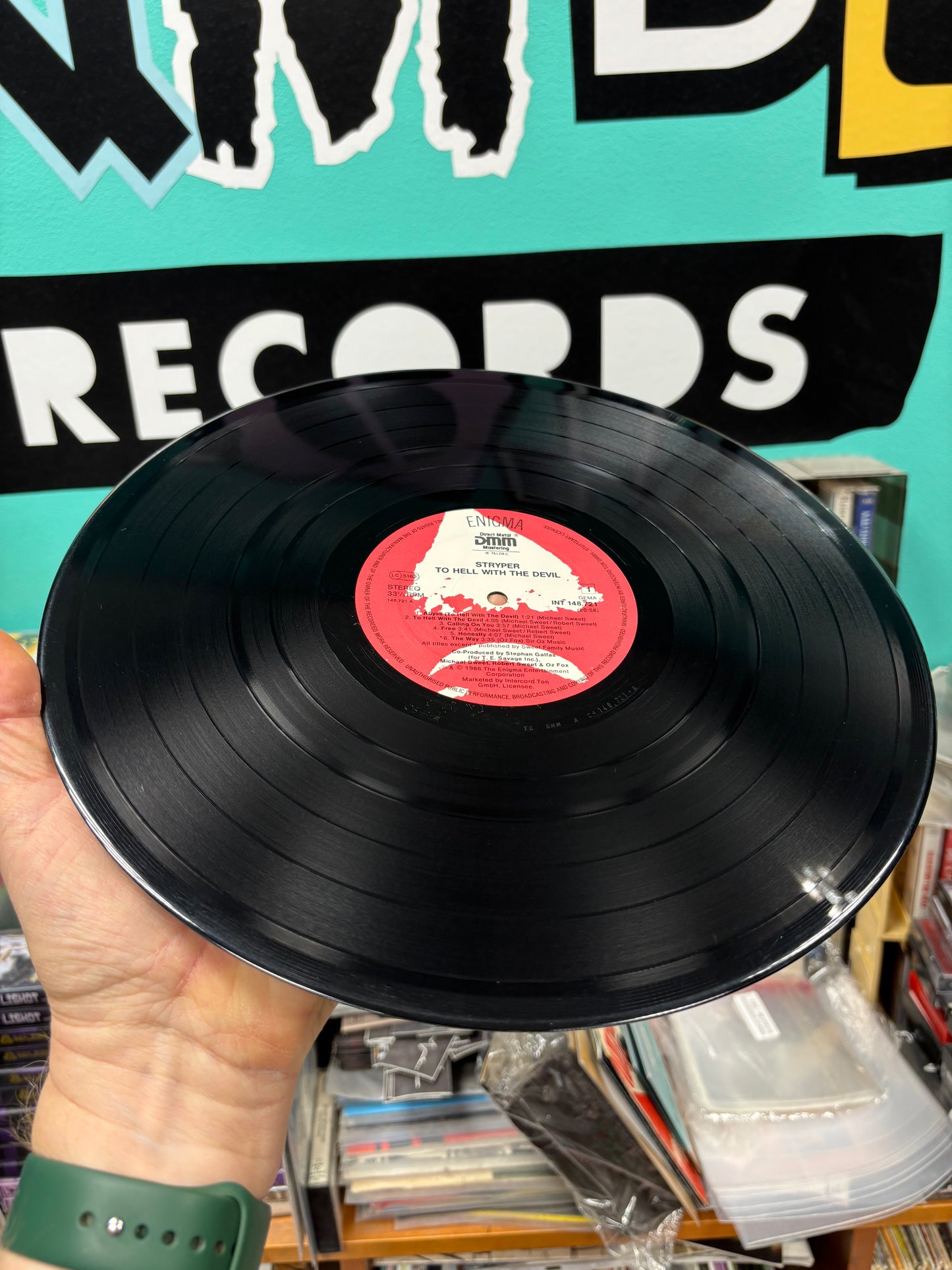 Stryper: To Hell With The Devil, LP, gatefold, Intercord, Enigma, Germany 1986