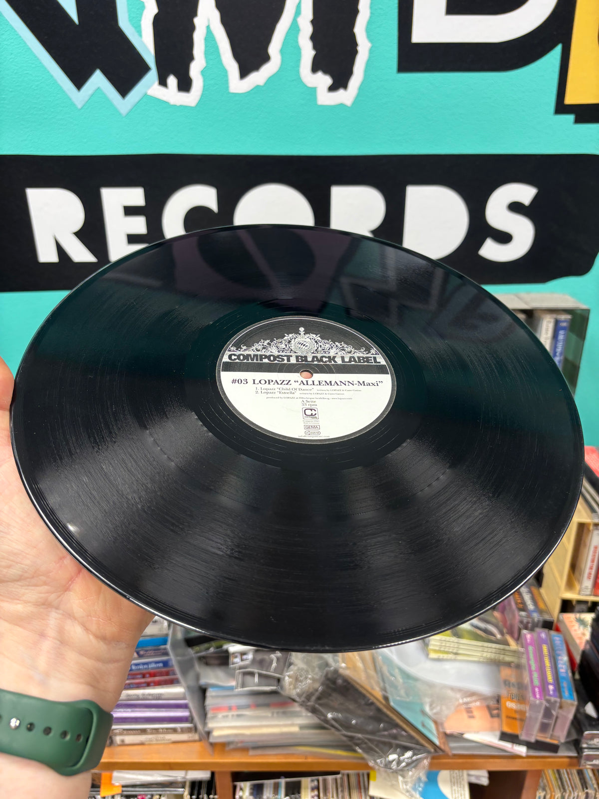 Lopazz: Allemann-Maxi, 12inch, Only pressing, Compost Black Label, Compost Records, Germany 2005