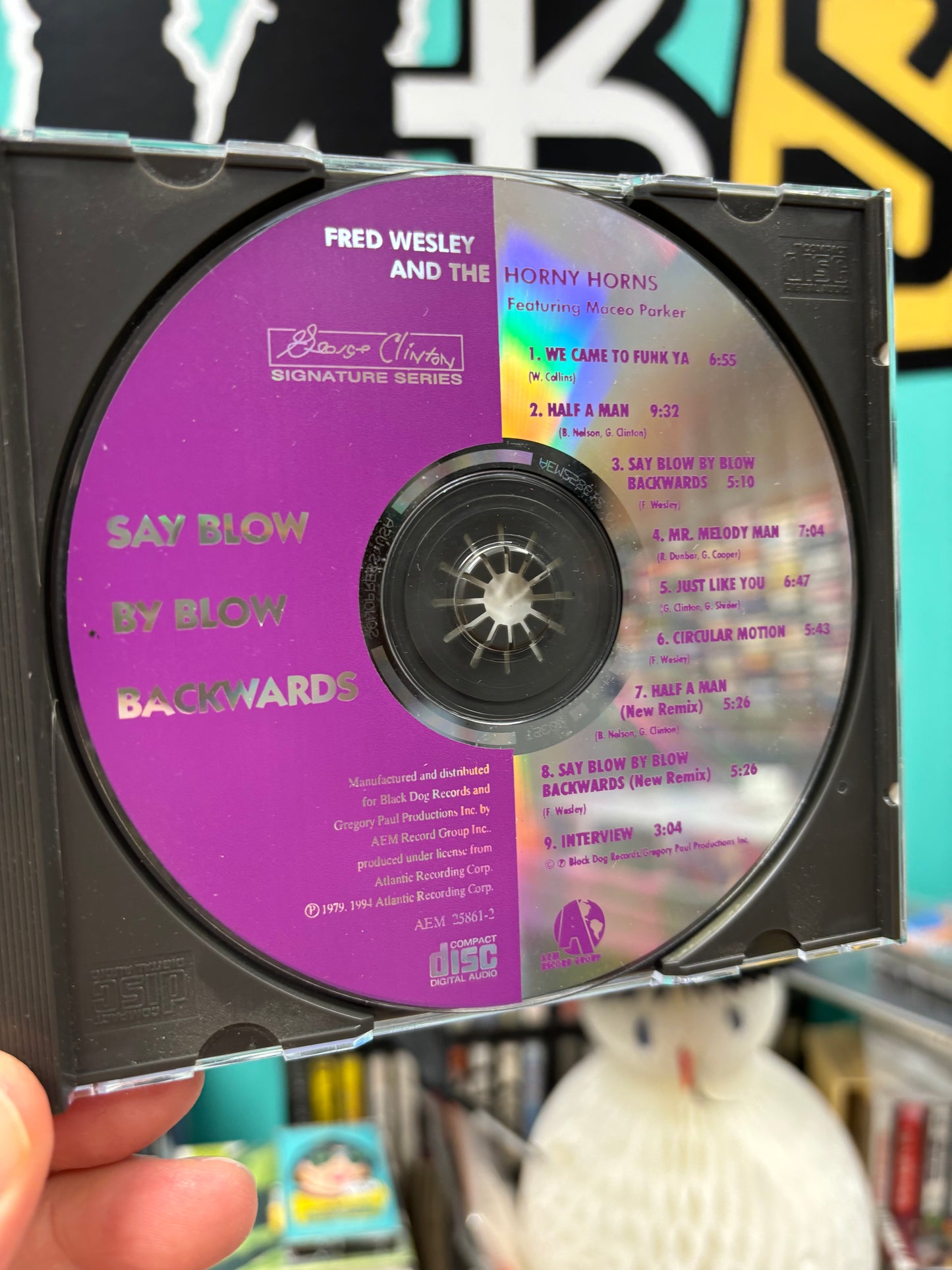 Fred Wesley & The Horny Horns: Say Blow By Blow Backwards, CD, reissue, US 1994