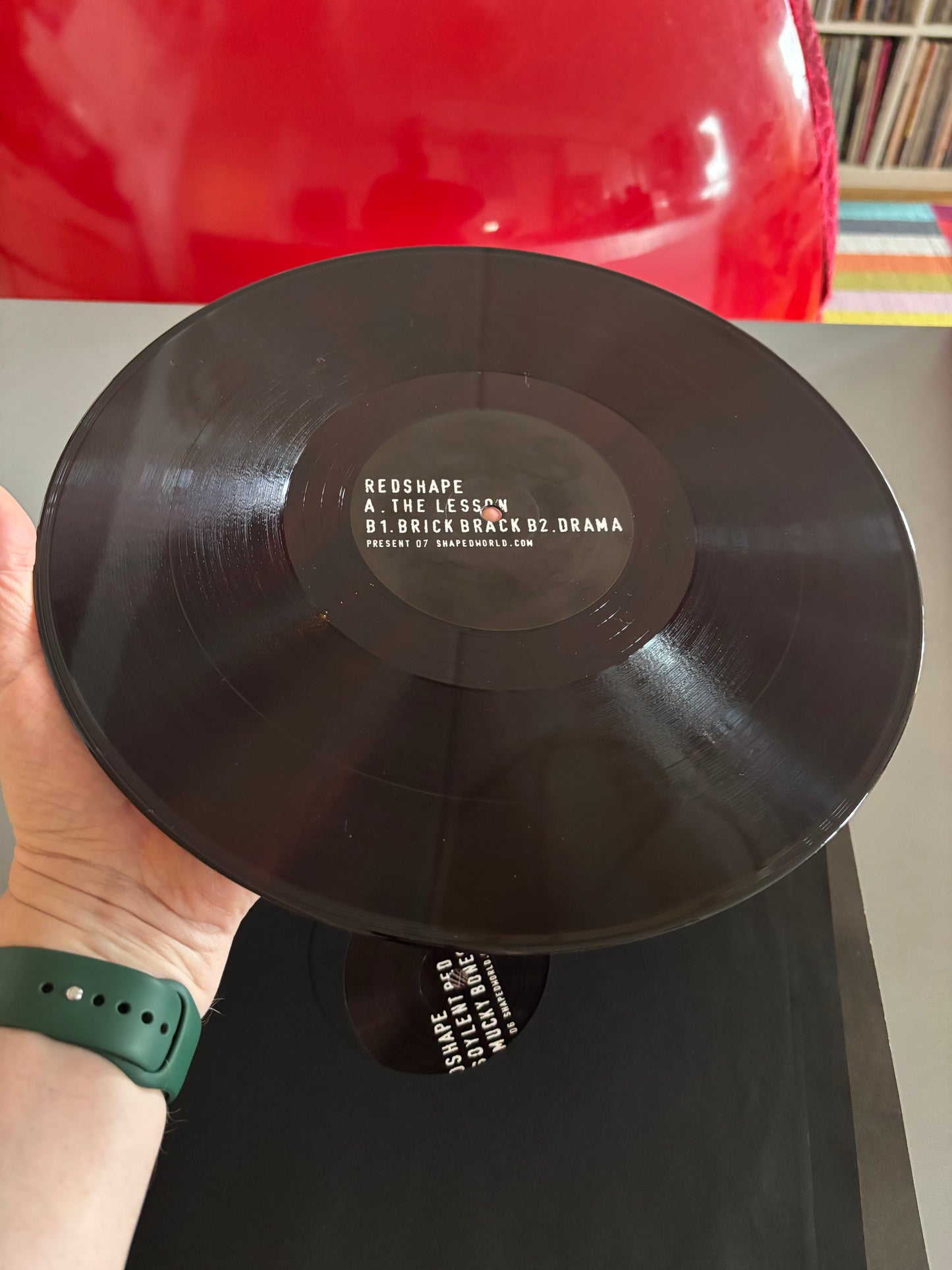 Redshape: Red Pack, 2x12inch, Only pressing, Red Marbled, Dark Red Marbled, Present, Germany 2010