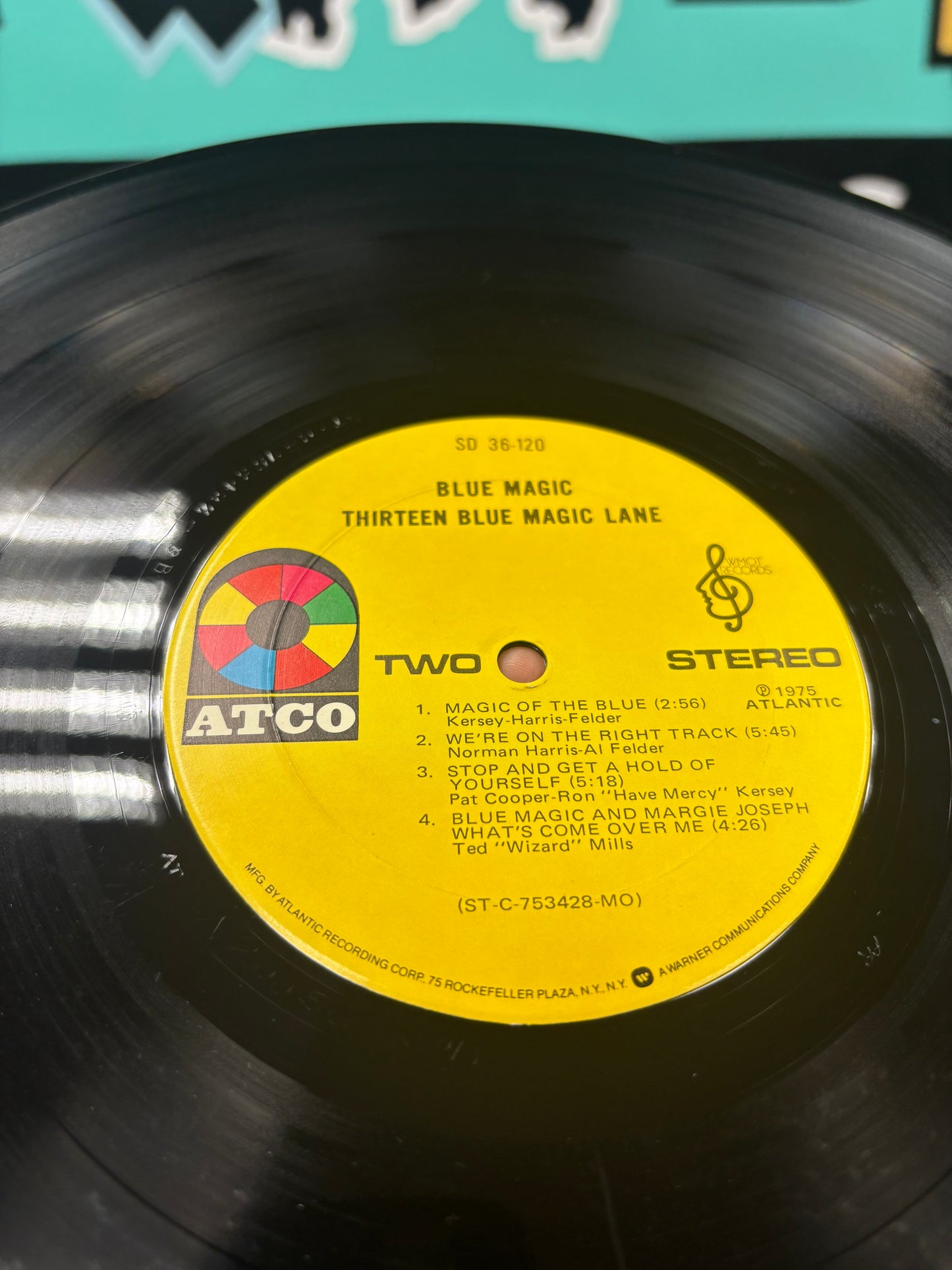 Blue Magic: Thirteen Blue Magic Lane, LP, Monarch Pressing, ATCO Records, WMOT Records, US 1975