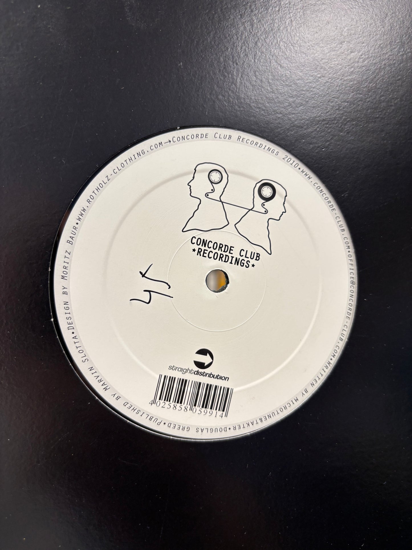 Microtune & Takter: Flashing Lights, 12inch, Only pressing, Concorde Club Recordings, Germany 2010
