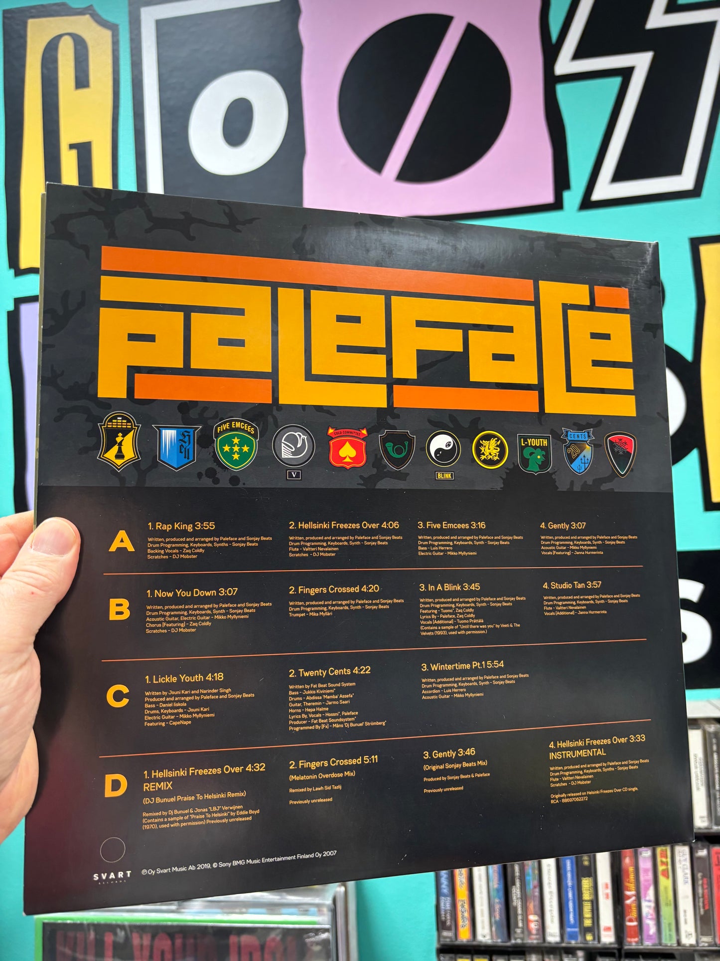 Paleface: Studio Tan, 2LP, gatefold, reissue, Limited Edition, Svart Records, Finland 2019