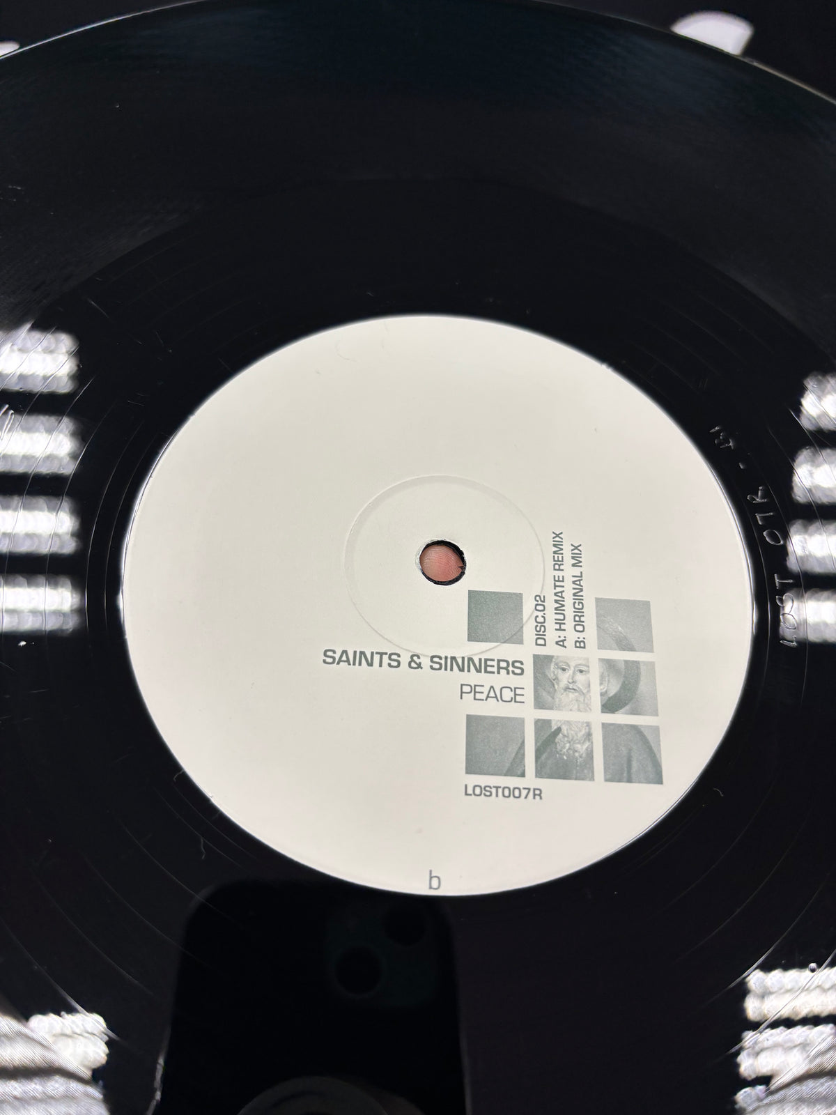 Saints & Sinners: Peace, 12inch, 1st pressing, Lost Language, UK 2001